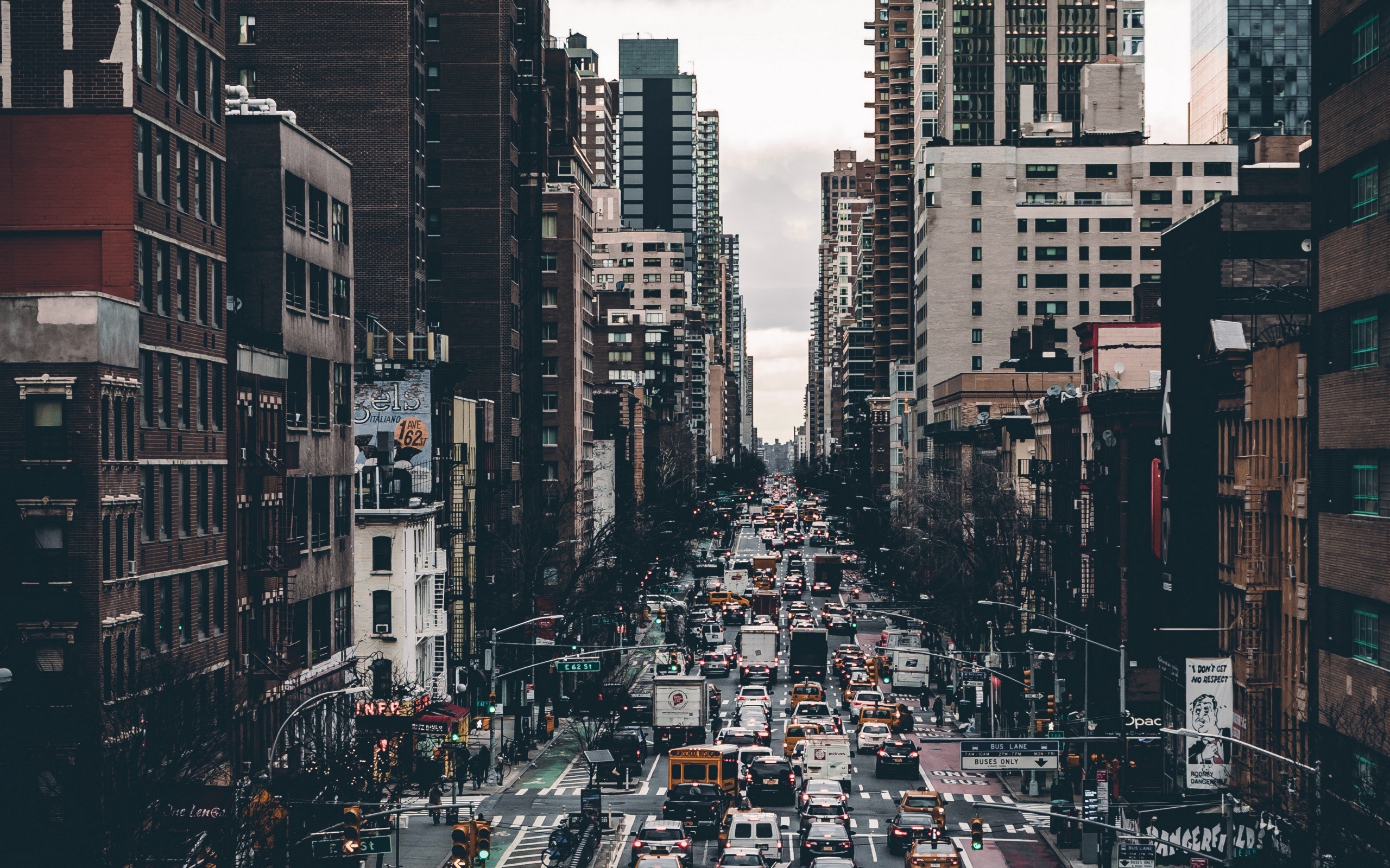 Traffic Jam, New York Wallpaper, 2560x1600 HD Desktop