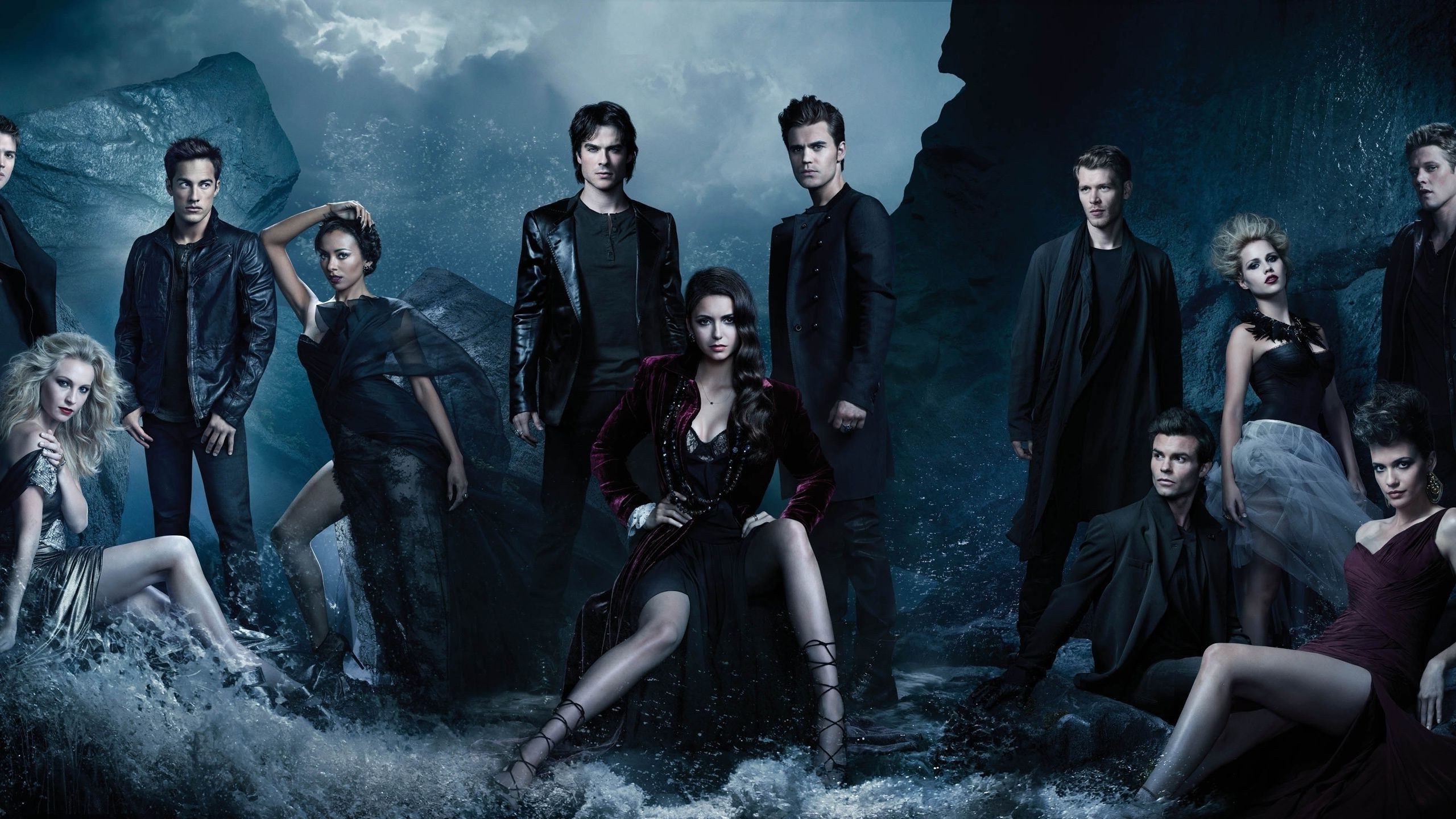 Ian Somerhalder, Vampire Diaries, TV Shows, Paul Wesley, 2560x1440 HD Desktop