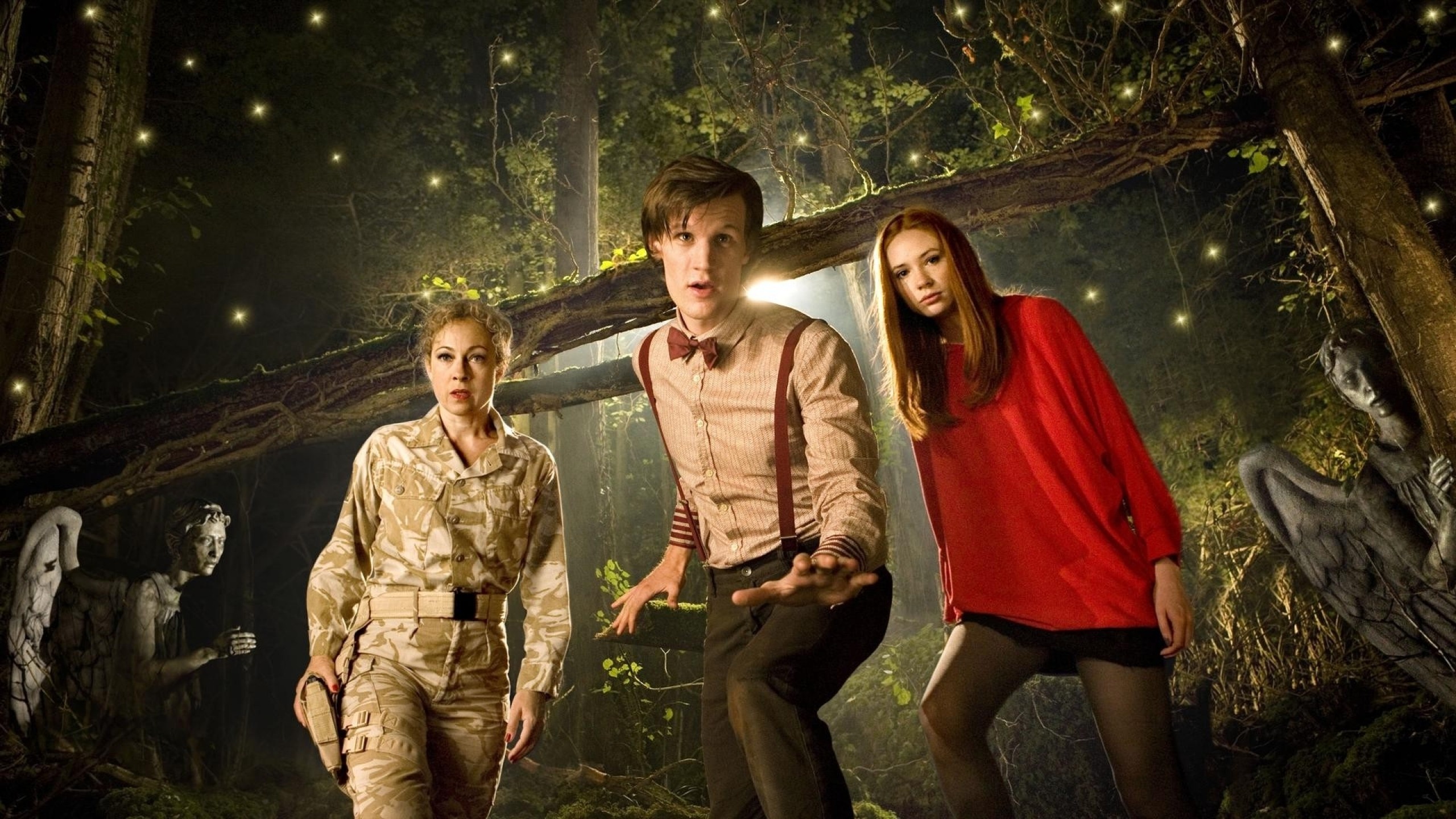 Doctor Who, Eleventh Doctor, TV series art, Whovian fandom, 2560x1440 HD Desktop