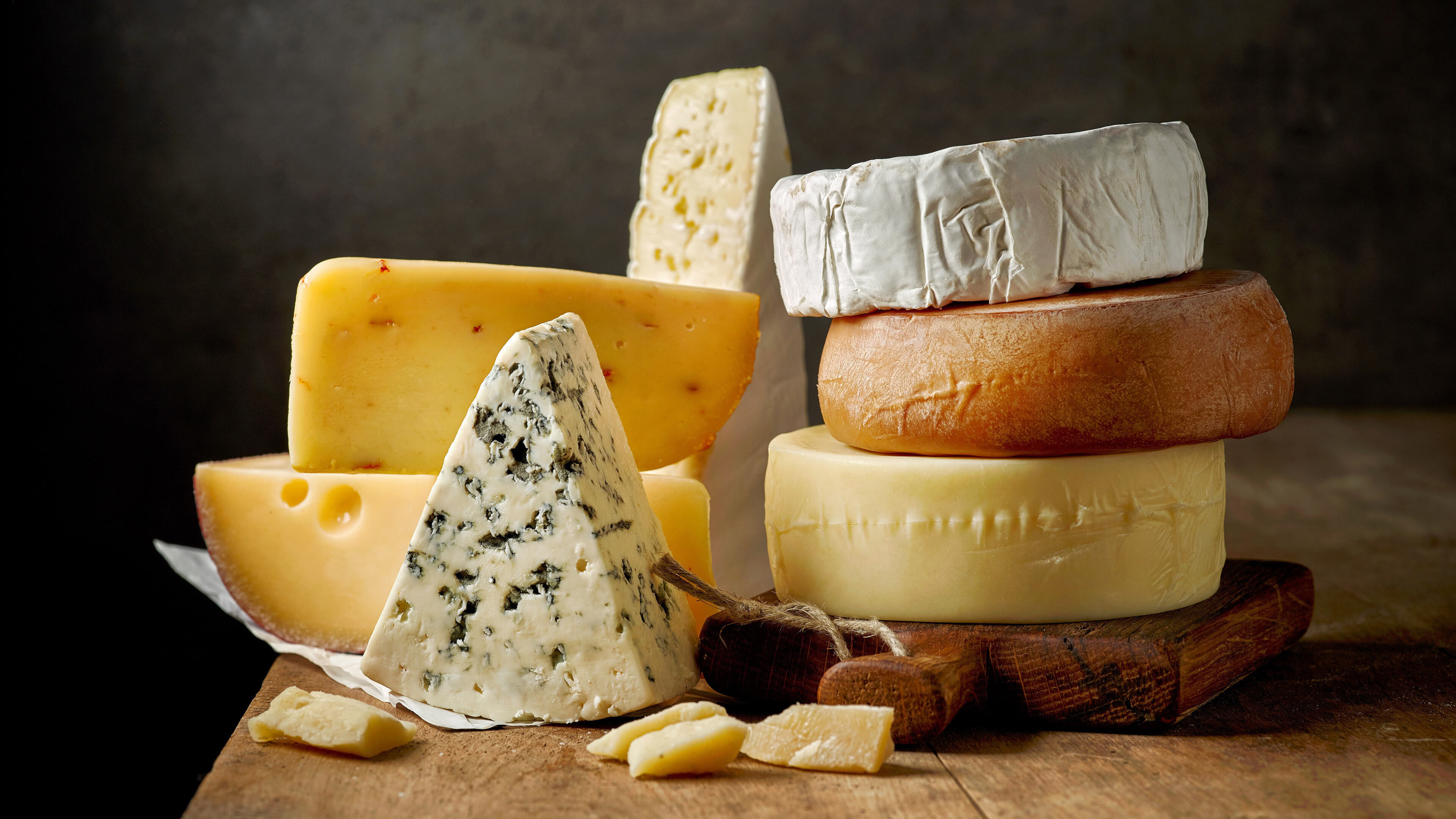 Cheese wheels, Aged flavors, Culinary craftsmanship, Cheese lover's delight, 3840x2160 4K Desktop