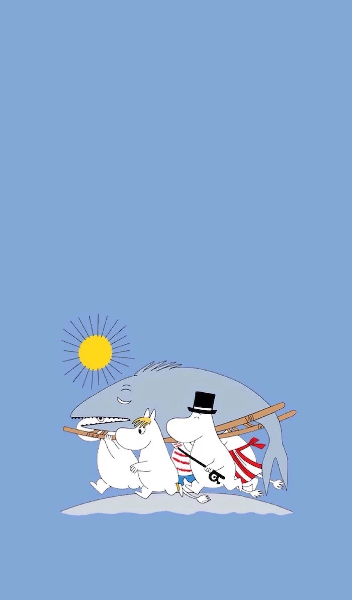 Moomin wallpaper iPhone 6, Wallpaper shared by John Sellers, Charming Moomin scenes, Playful characters, 1200x2050 HD Phone