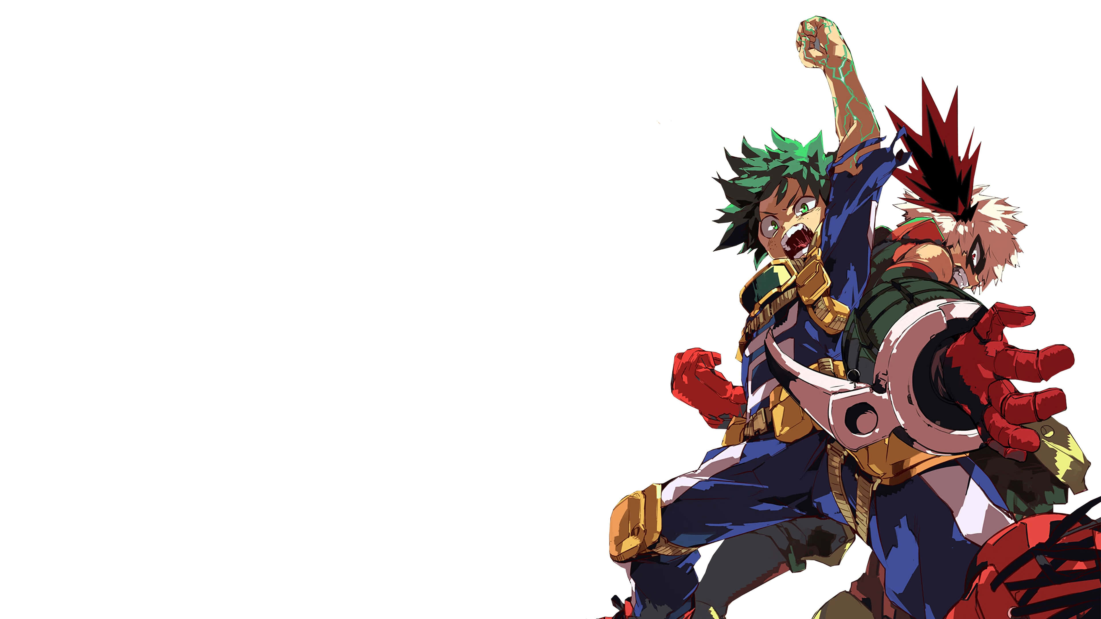 My Hero Academia anime, My Hero Academia Izuku Midoriya Katsuki Bakugo, 3840x2160 4K Desktop