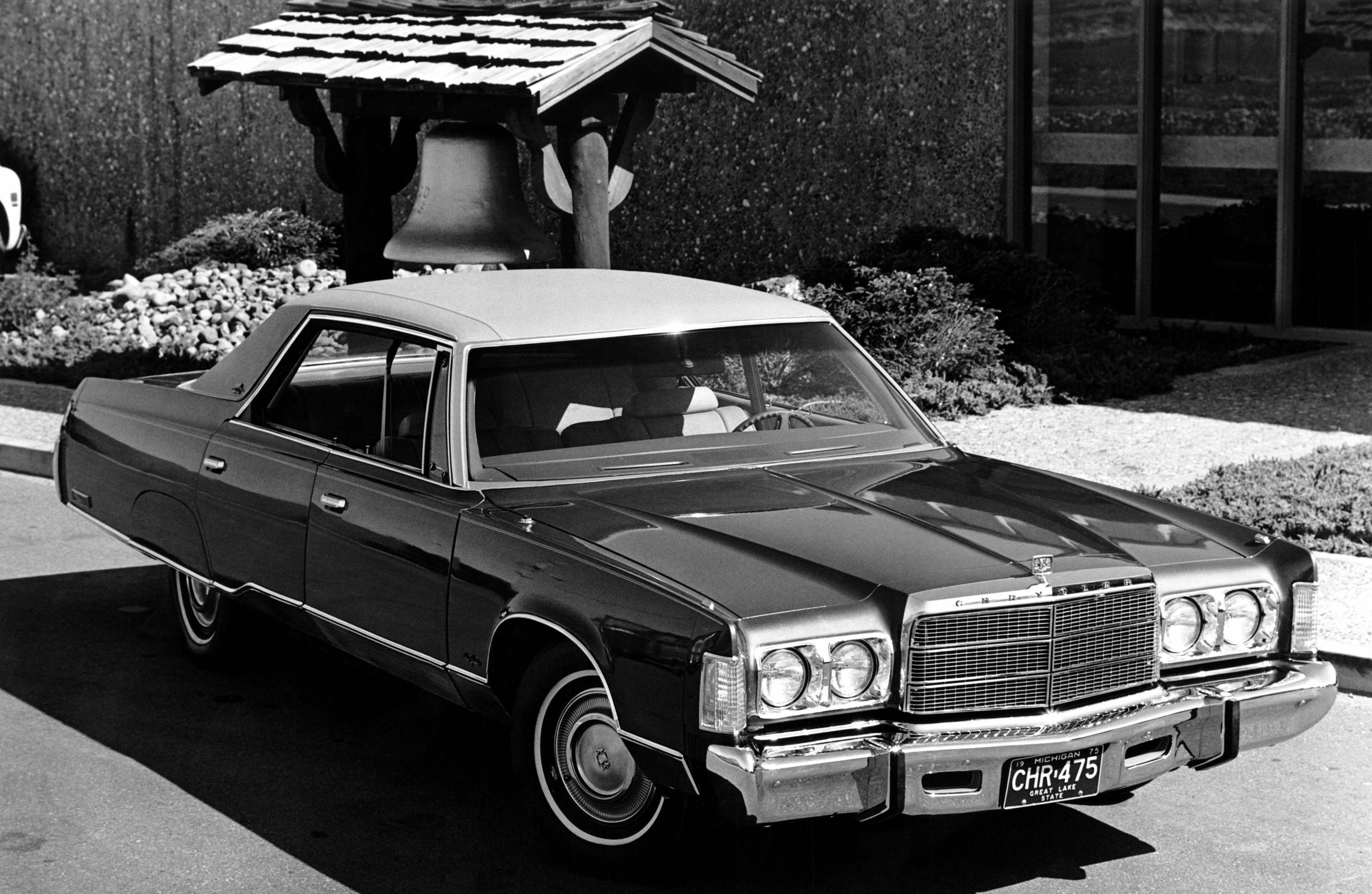 Chrysler, 1975 Chrysler New Yorker, Brougham hardtop, 3000x1960 HD Desktop