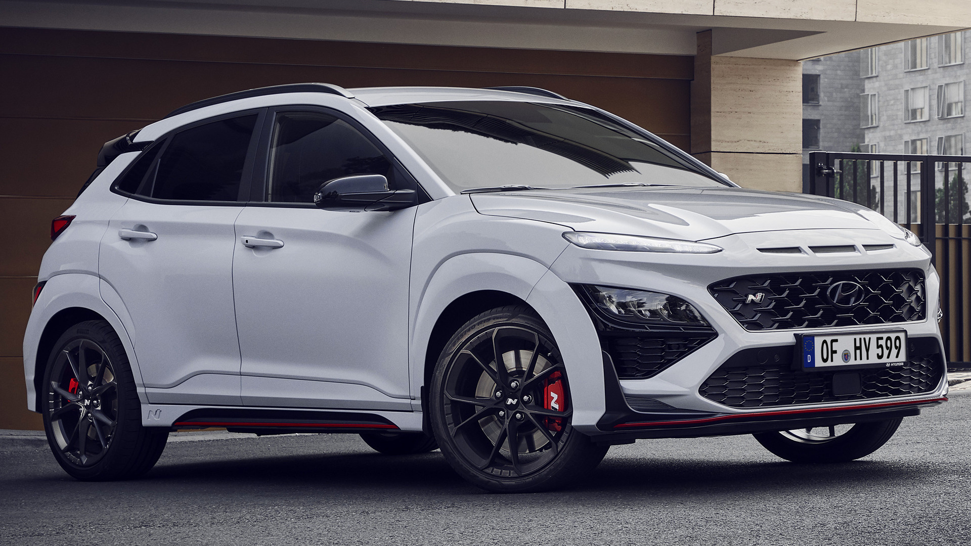 Hyundai Kona, N model wallpapers, Performance-oriented, Sporty style, 1920x1080 Full HD Desktop