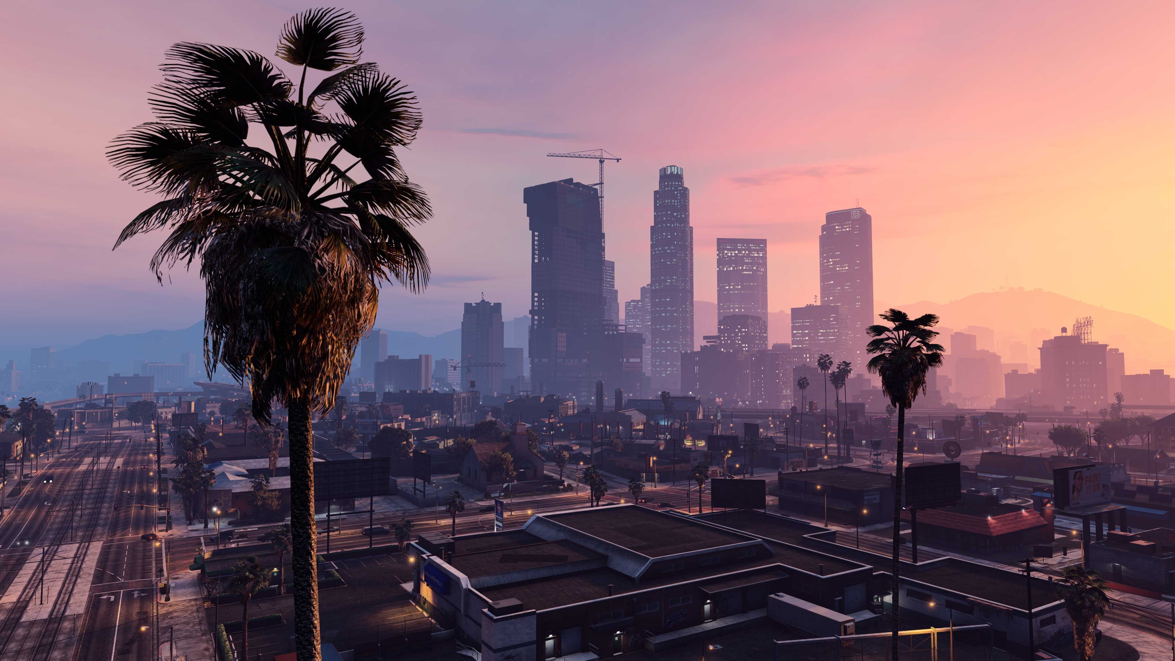 Los Santos, Grand Theft Auto Wallpaper, 3840x2160 4K Desktop