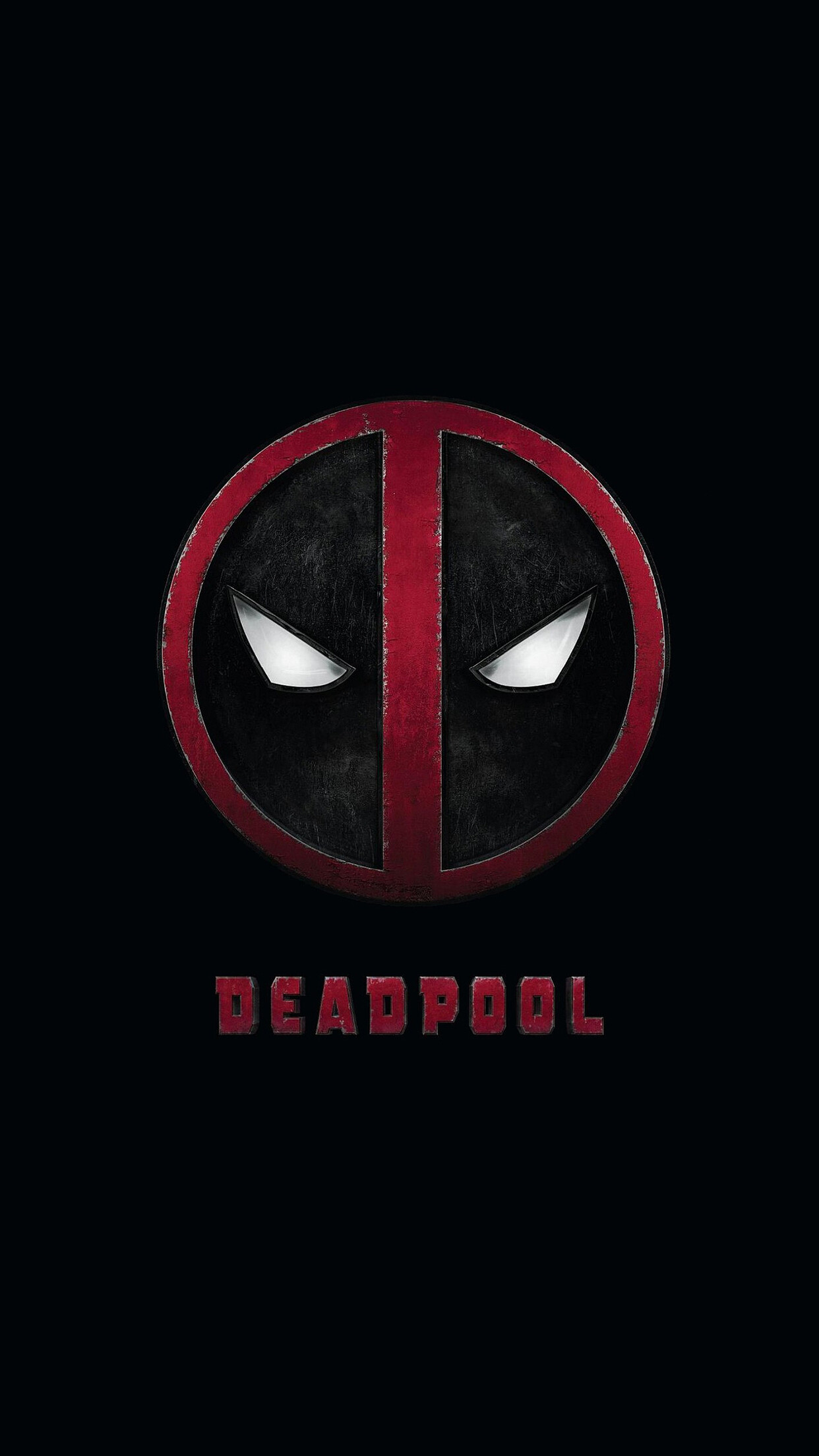 Deadpool logo, Wallpaper for iPhone, Free download, High-quality image, 1250x2210 HD Phone