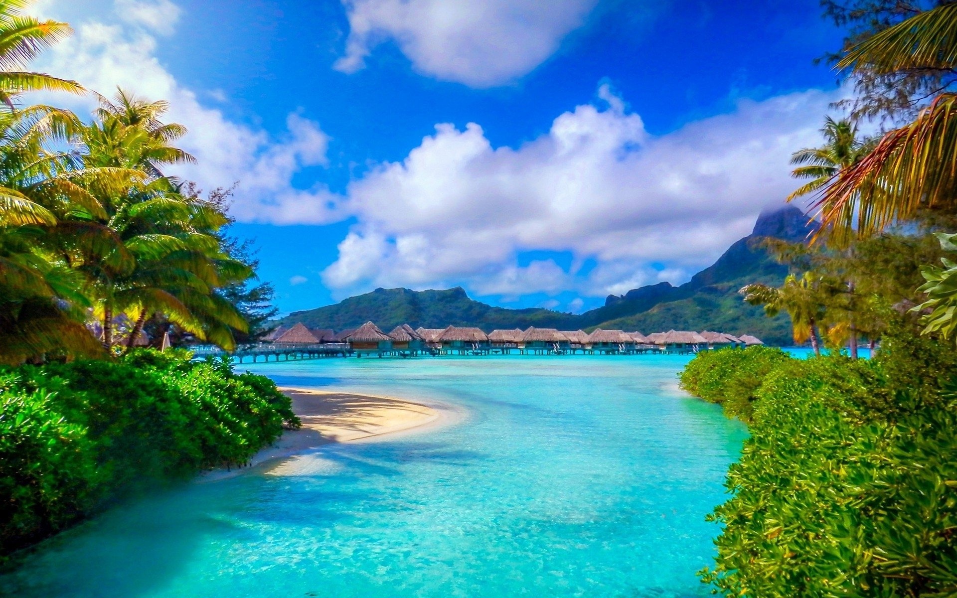 Bora Bora, Resort, HD wallpaper, Background image, 1920x1200 HD Desktop