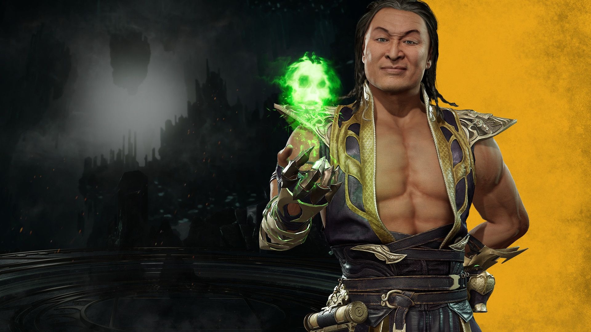 Shang Tsung, Mortal Kombat sorcerer, Mysterious aura, Legendary antagonist, 1920x1080 Full HD Desktop