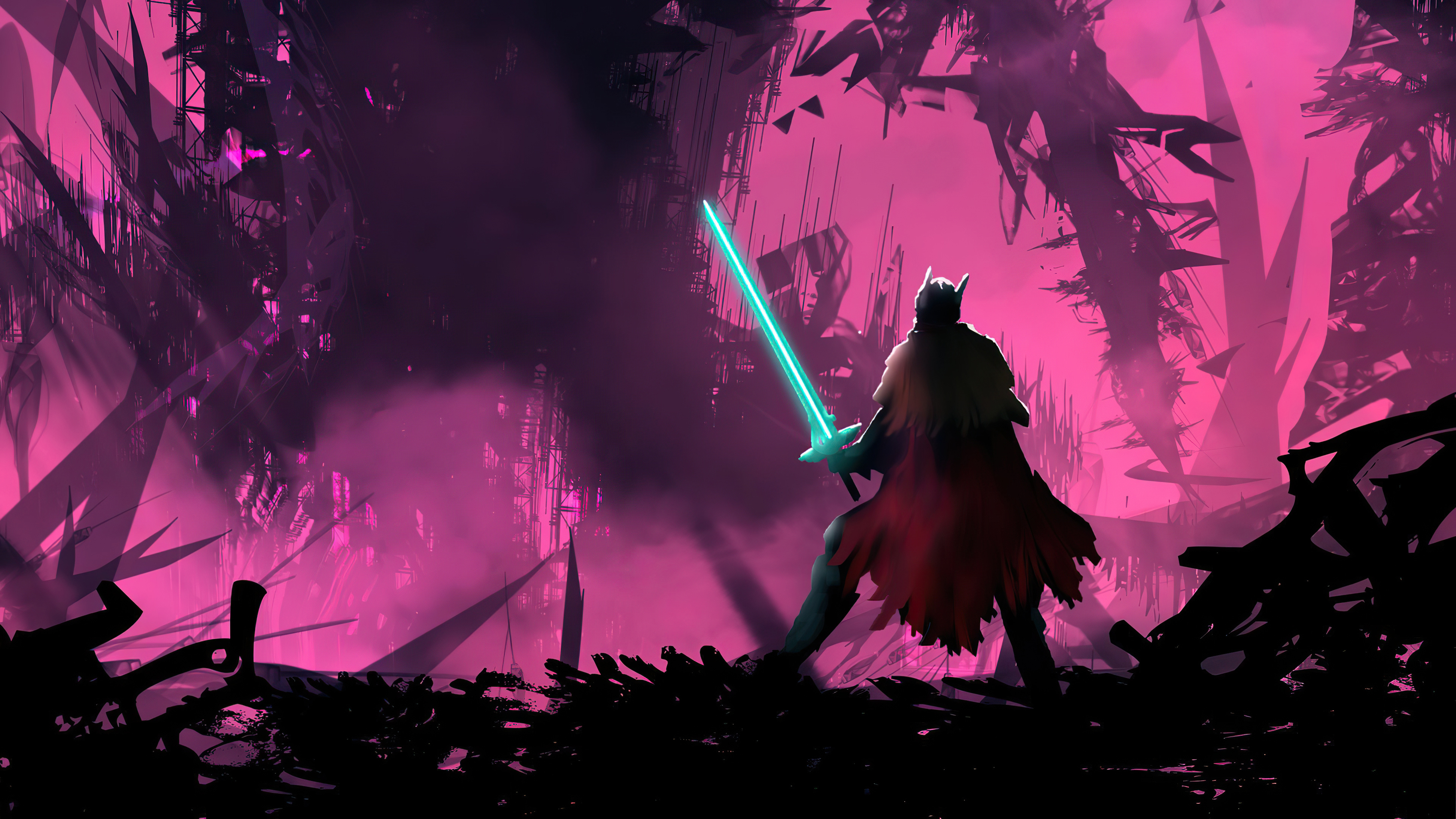 Hyper Light Drifter, 4K Ultra HD wallpaper, Breathtaking visuals, Immersive gaming experience, 3840x2160 4K Desktop