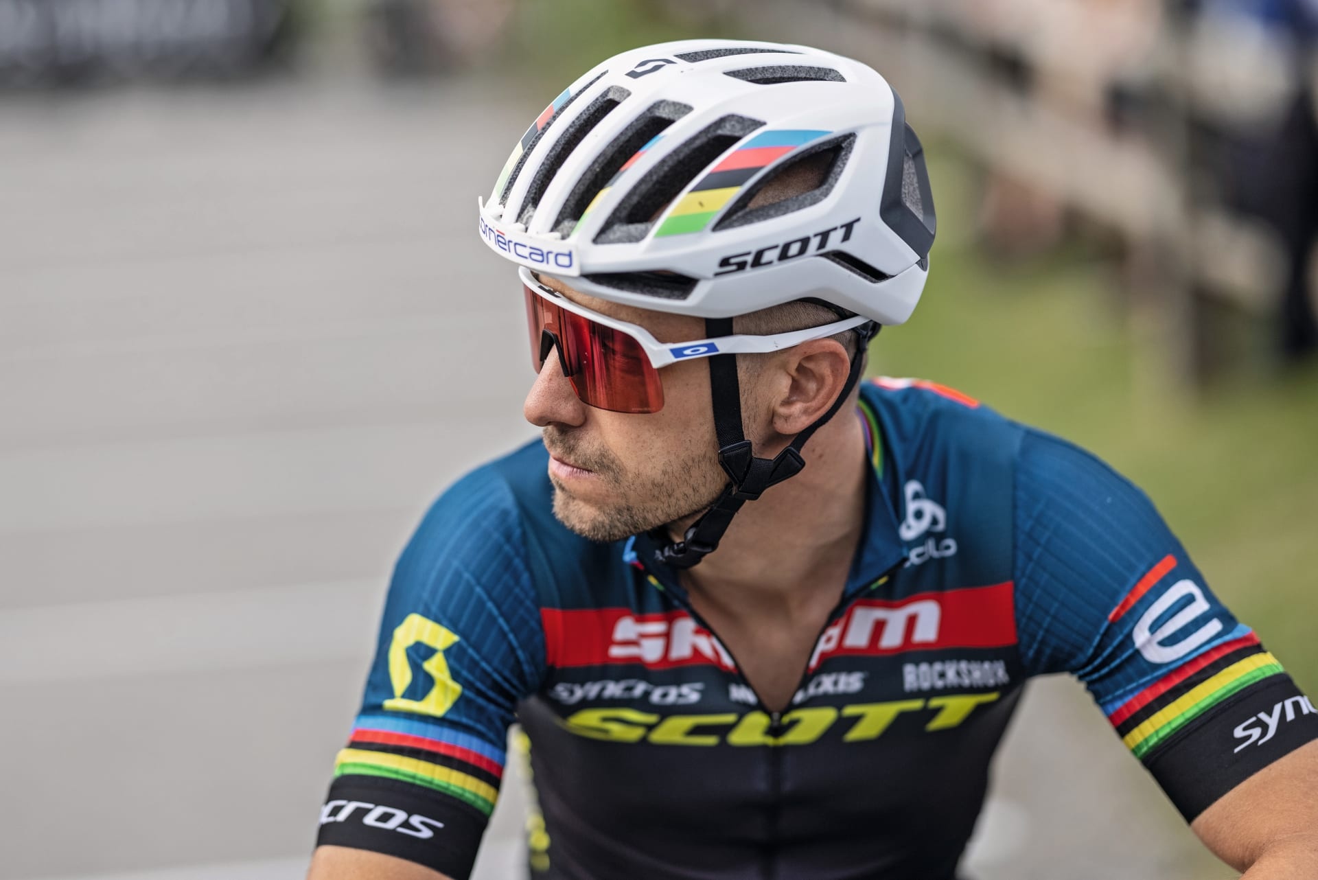 Nino Schurter, Mountain biking star, Trailblazer, Athlete's journey, 1920x1290 HD Desktop