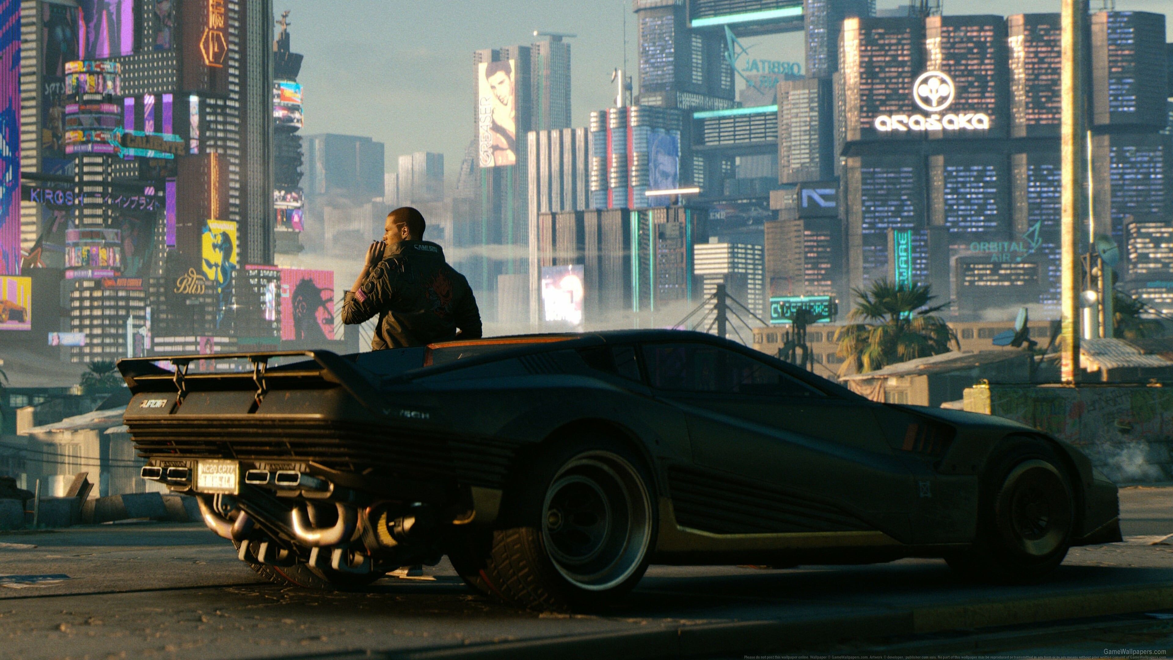 Cyberpunk 2077, HD wallpapers, Stunning visuals, Futuristic aesthetics, 3840x2160 4K Desktop