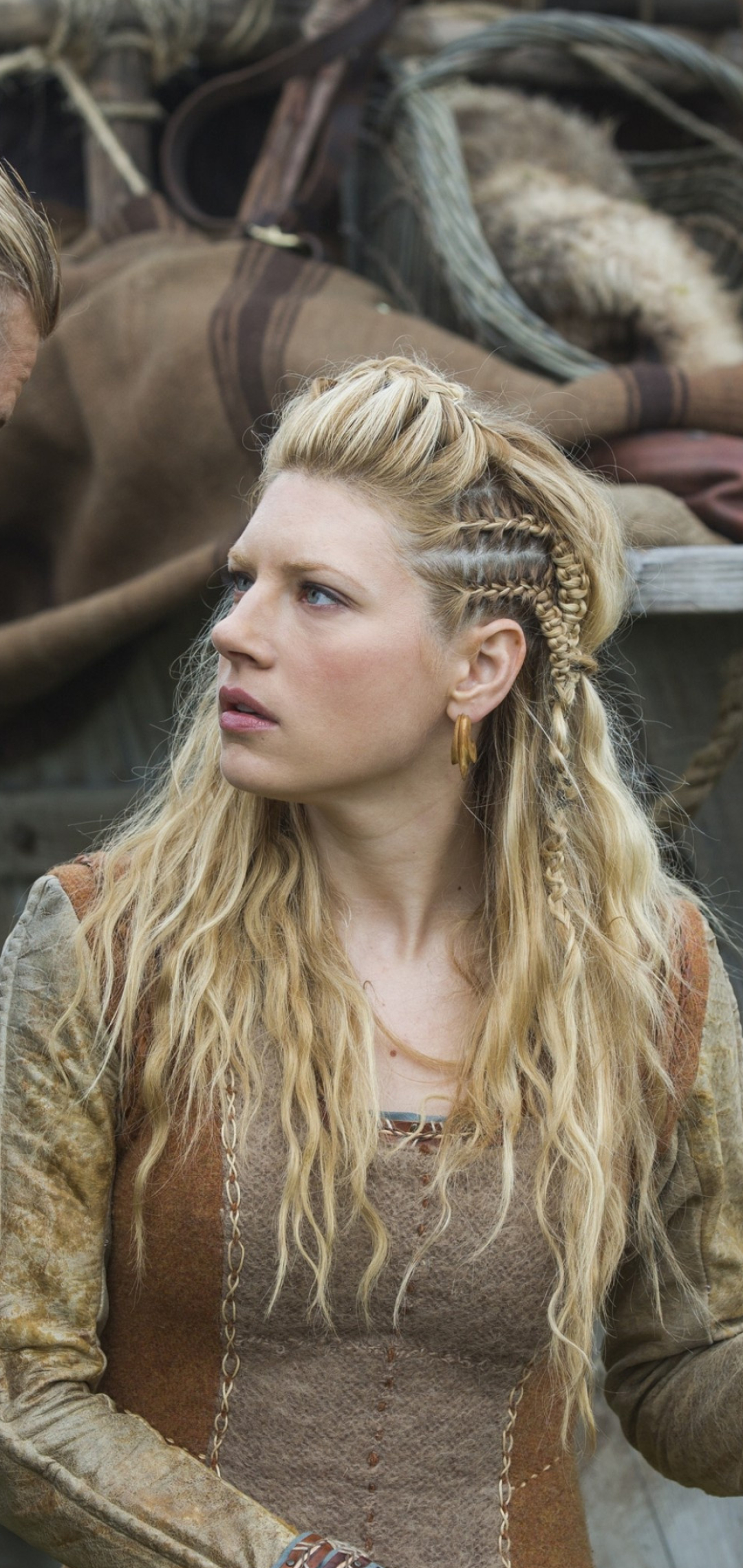 Katheryn Winnick movies, Vikings Lagertha Lothbrok, TV series, Samsung Galaxy S10e, 1080x2280 HD Phone