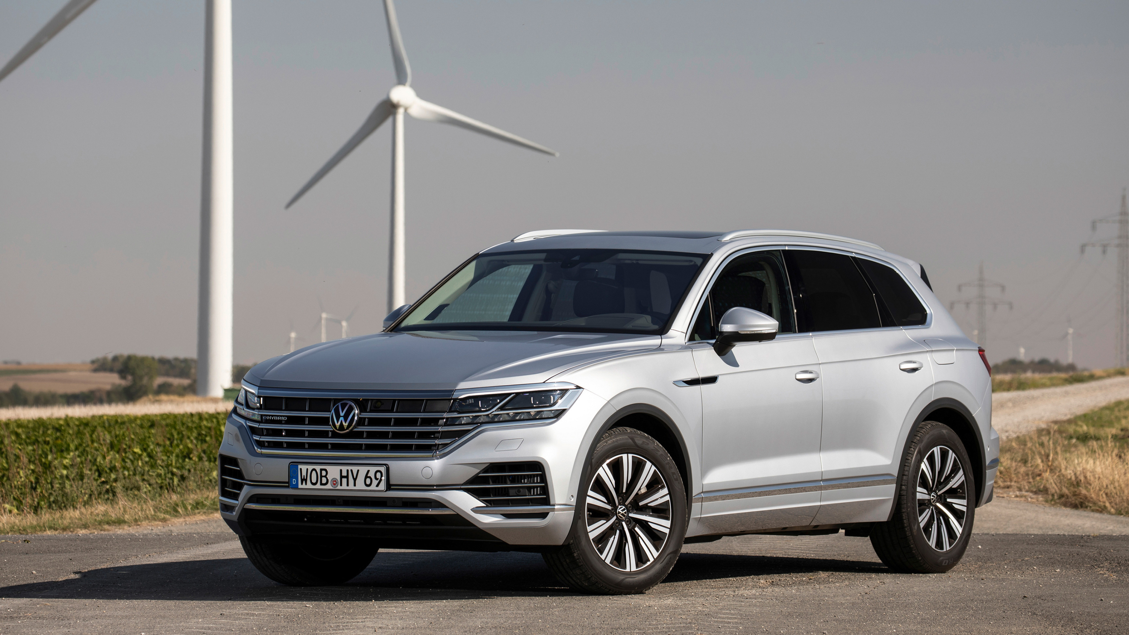 Volkswagen Touareg, Cars desktop wallpapers, Touareg ehybrid 2020, 3840x2160 4K Desktop