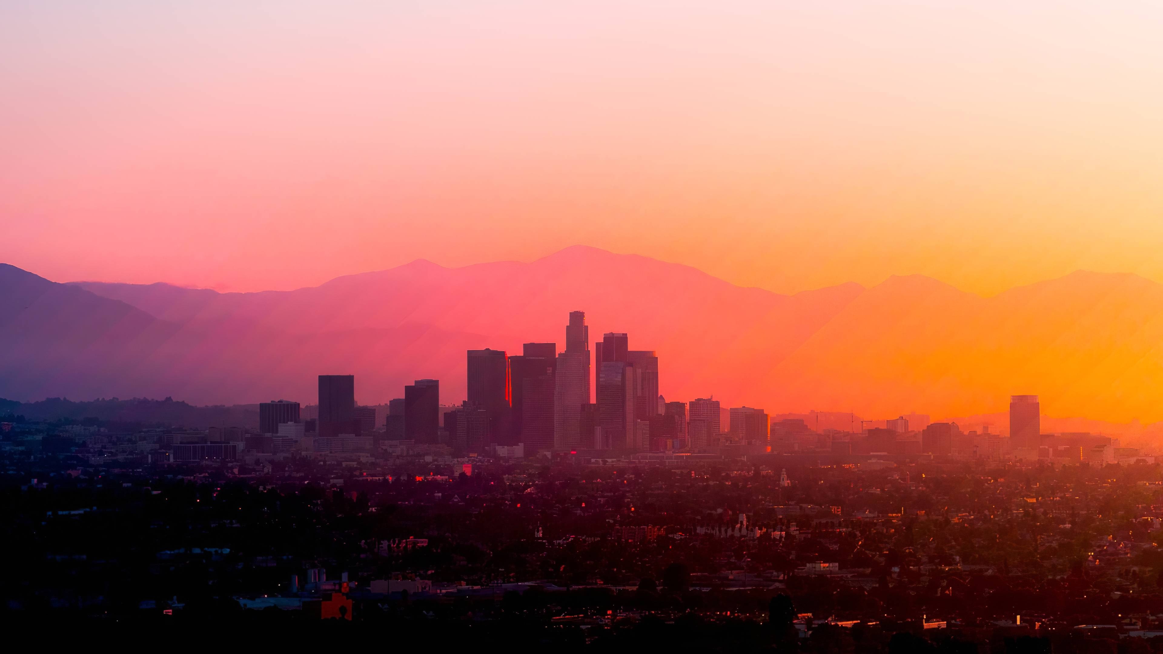 Stunning Skyline Views, Vibrant Cityscape, Mesmerizing Urban Lights, Scenic Beauty, 3840x2160 4K Desktop