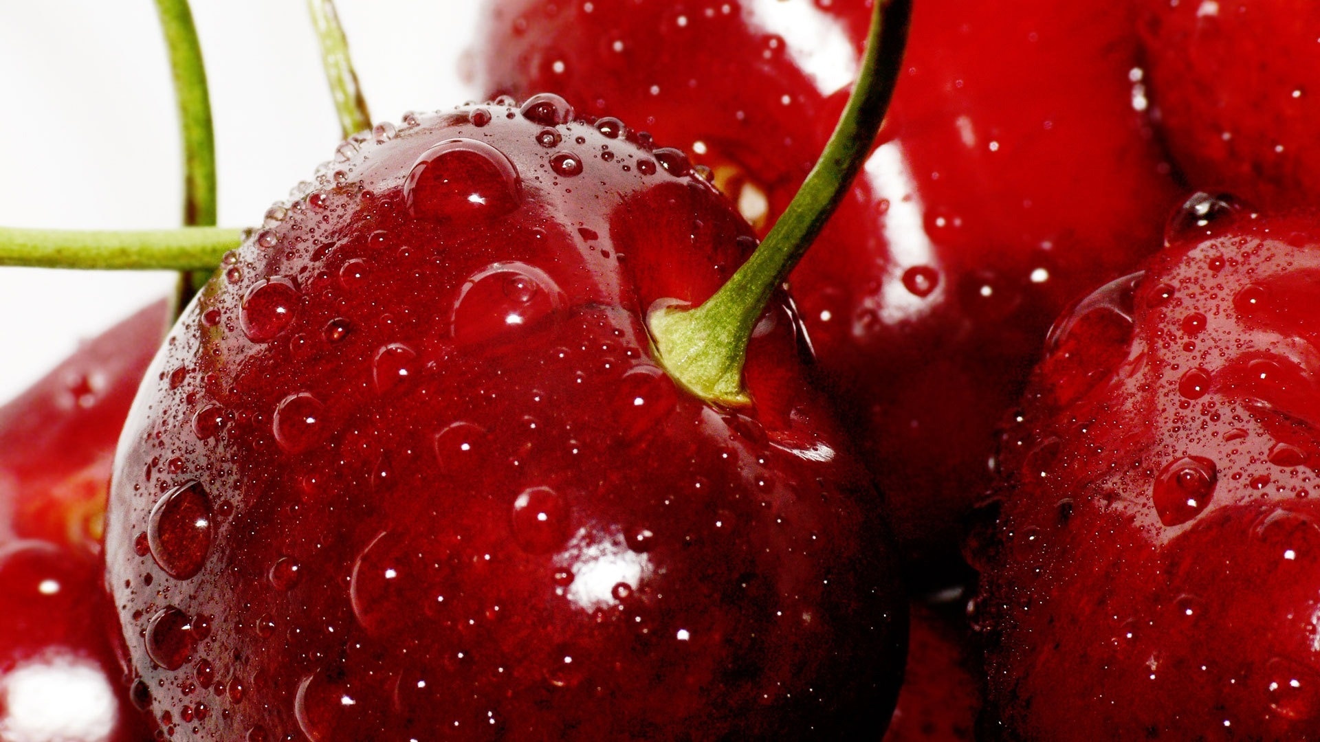 Fresh cherries, Vibrant backgrounds, Desktop delight, Visual feast, 1920x1080 Full HD Desktop