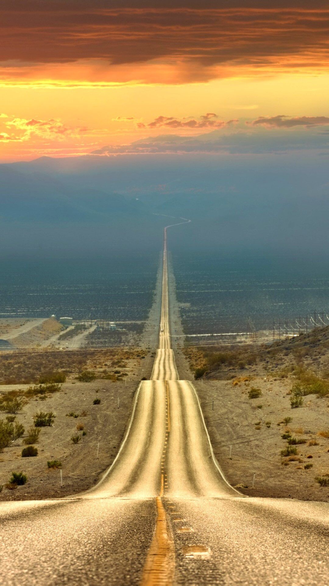 iOS 7 Wallpaper, Death Valley, 1080x1920 Full HD Phone