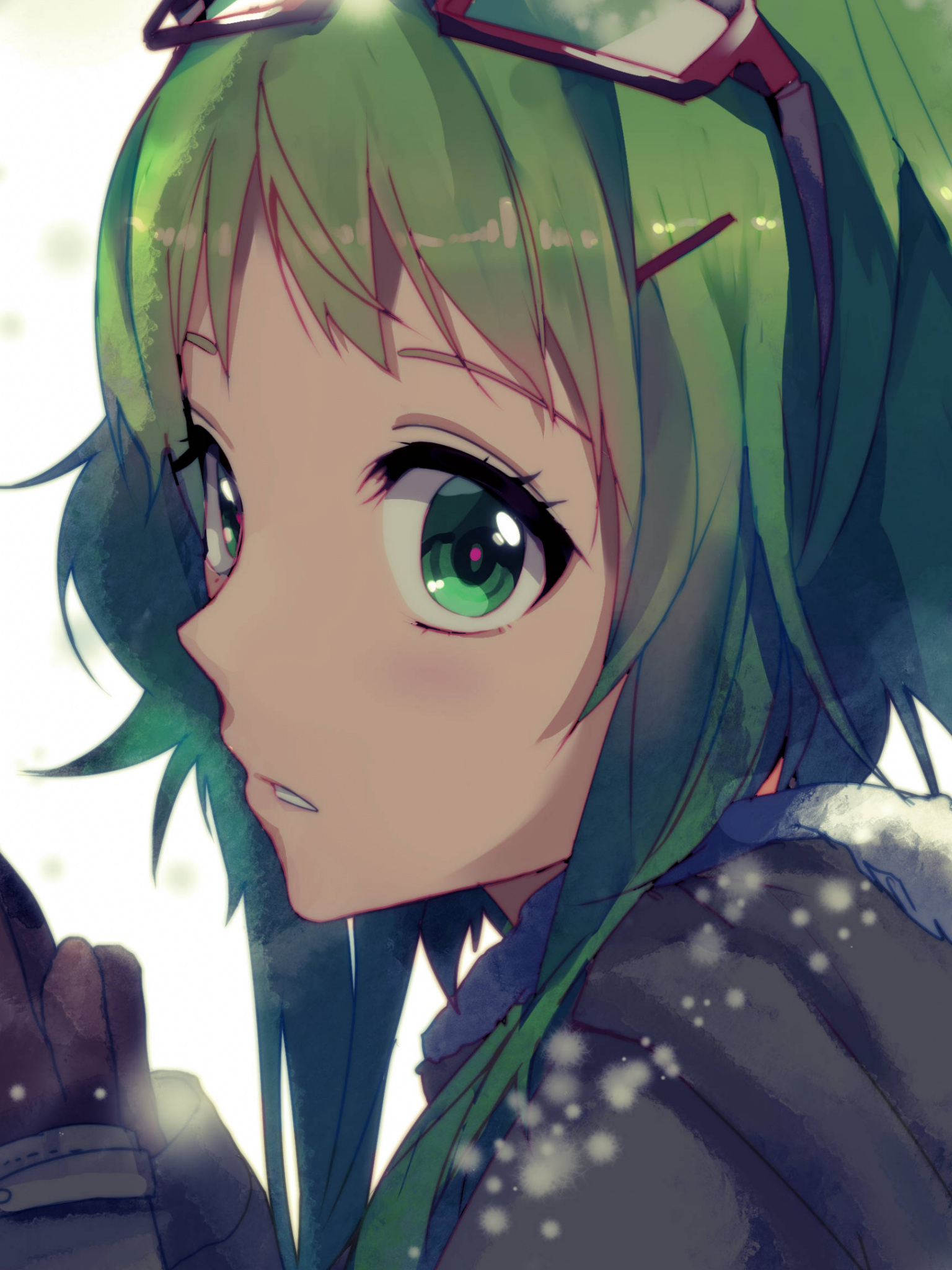 Close-up, GUMI Wallpaper, 1540x2050 HD Phone