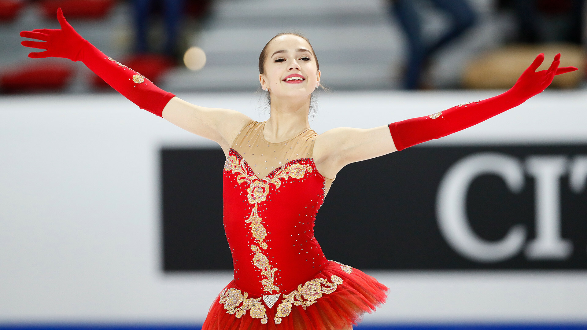 Alina Zagitova, Russland's ice princess, Vibrant skater, Russia beyond, 1920x1080 Full HD Desktop
