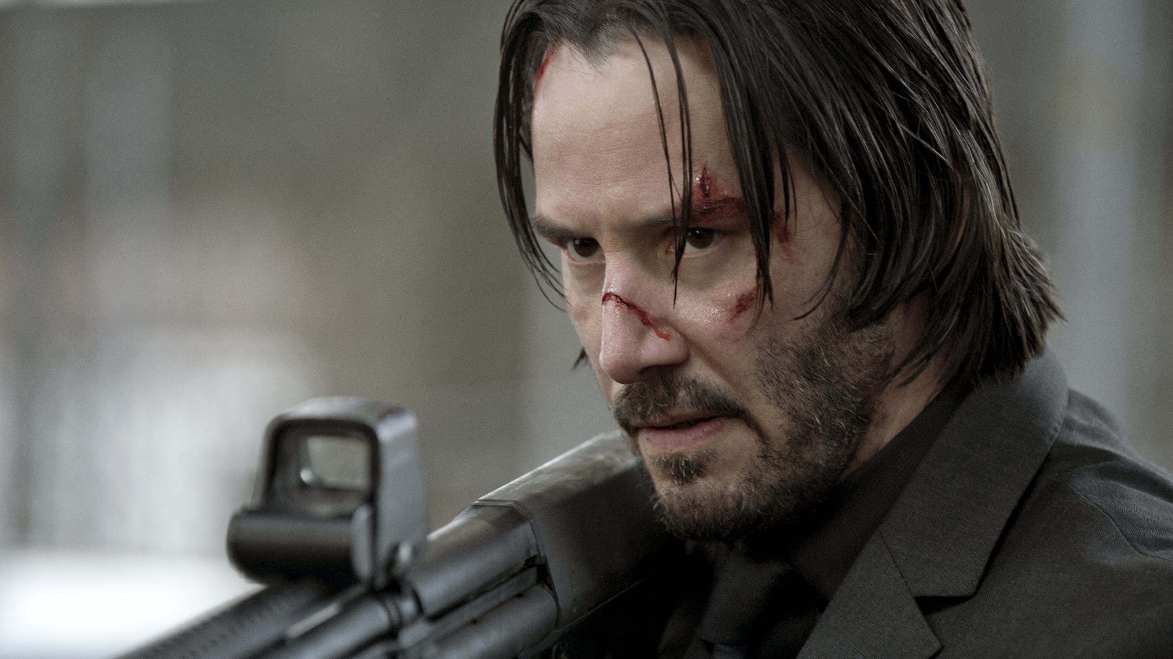 John Wick Rakuten TV, Streaming service, Keanu Reeves, High-octane action, 3840x2160 4K Desktop