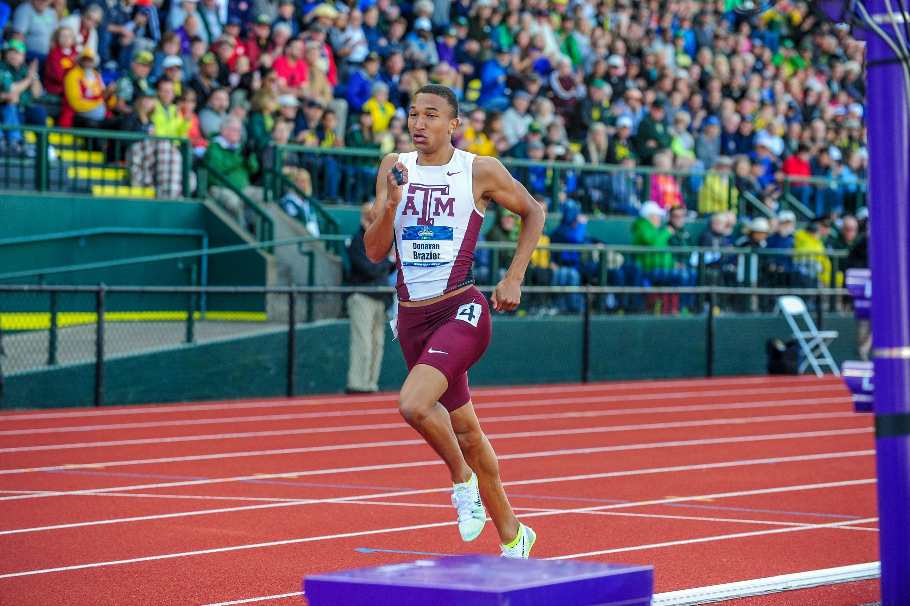 Donavan Brazier, Record-breaking feat, Historical achievement, 3190x2120 HD Desktop