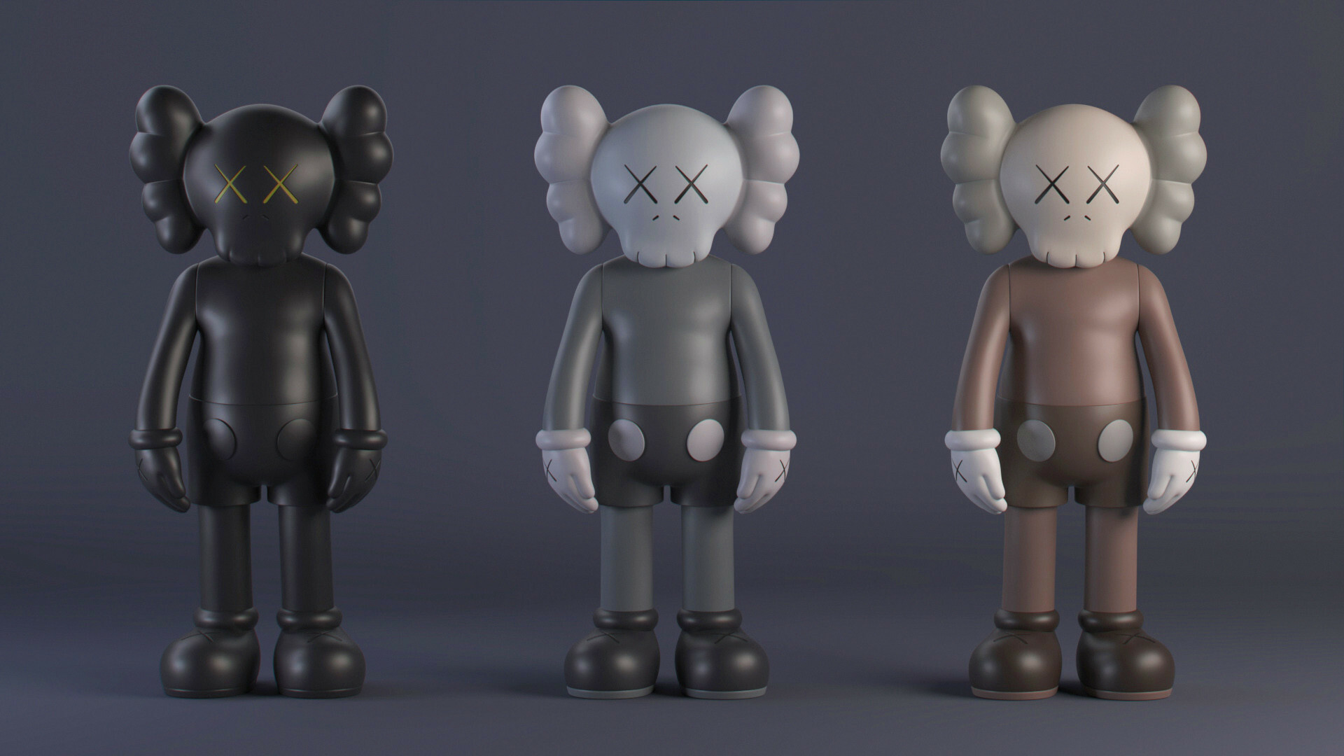 KAWS companion, Artistic display, Creative expression, Unique designs, 1920x1080 Full HD Desktop