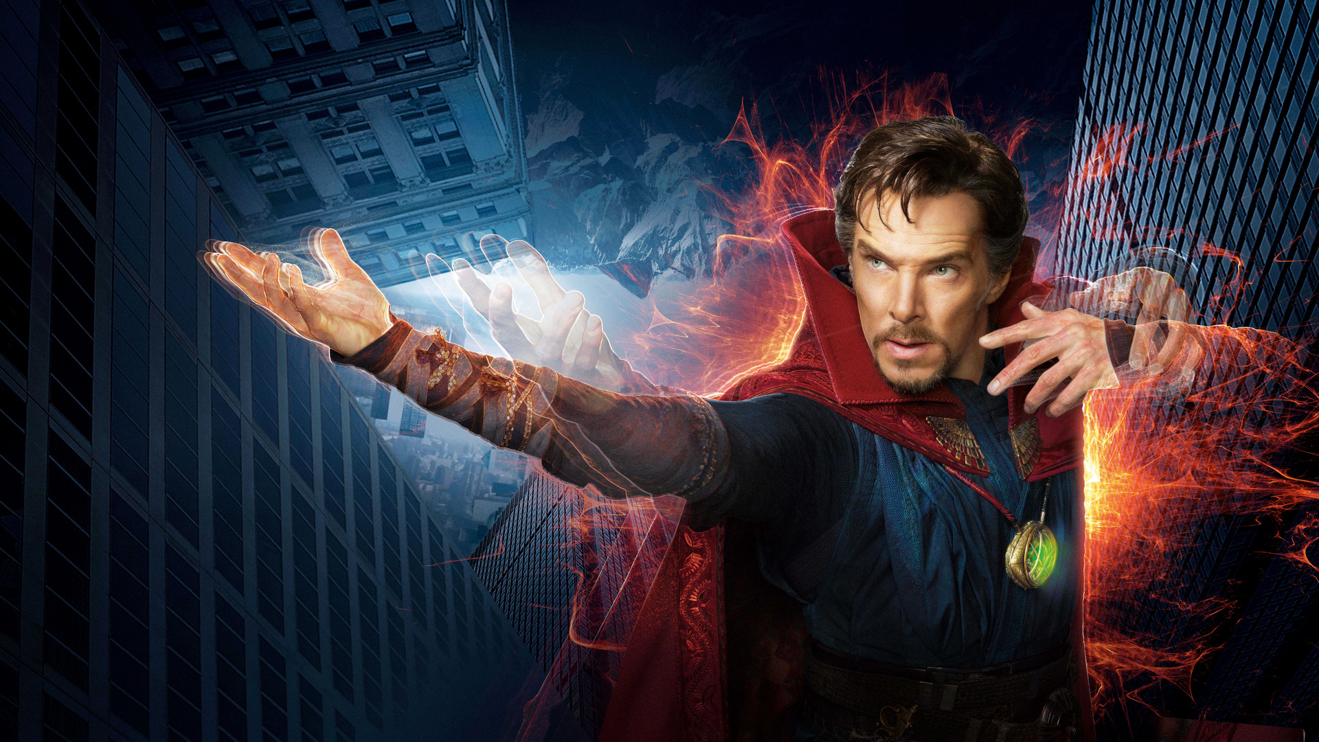 Doctor Strange movie, Desktop wallpaper, Marvel's enchantment, Sorcerer's realm, 1920x1080 Full HD Desktop