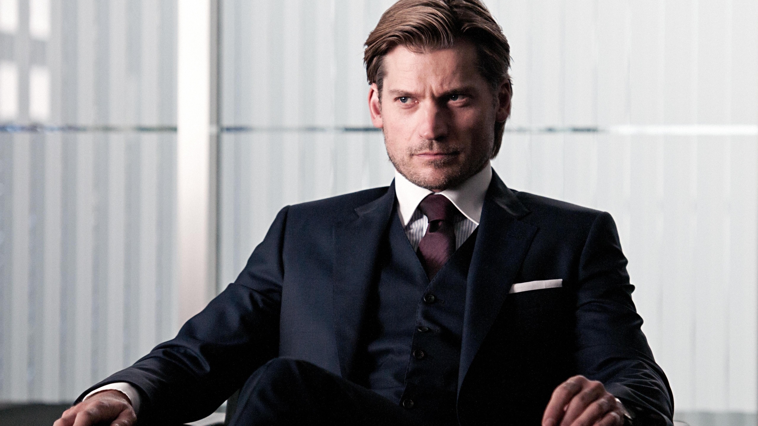 Nikolaj Coster-Waldau, Wallpaper, Background Image, Celebrity, 2560x1440 HD Desktop