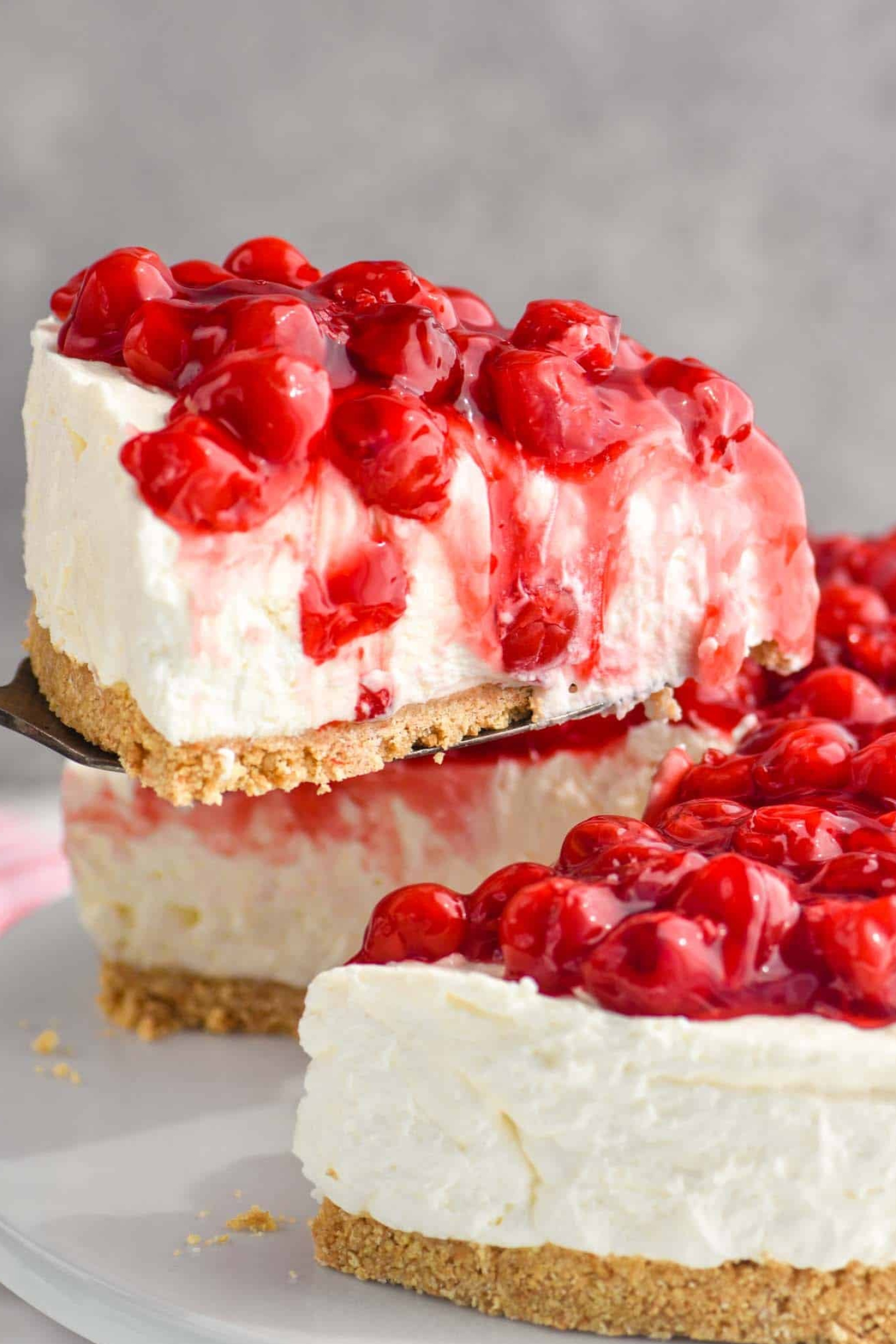 Delicious cheesecake, Cherry delight, Simply joyful, Food bliss, 1500x2250 HD Phone