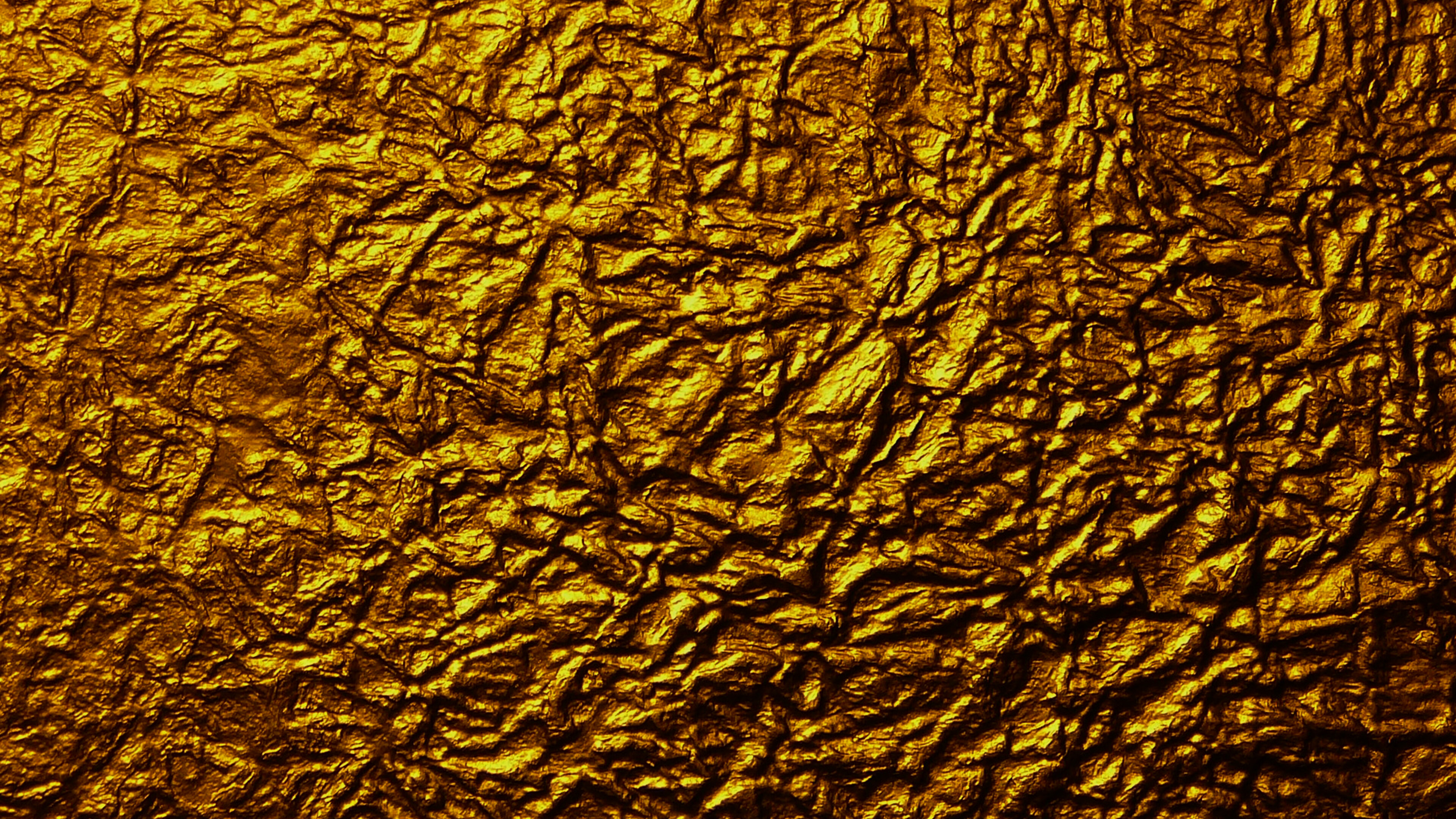 Gold Foil texture, Foil pattern, Desktop laptop, Gold color, 3840x2160 4K Desktop