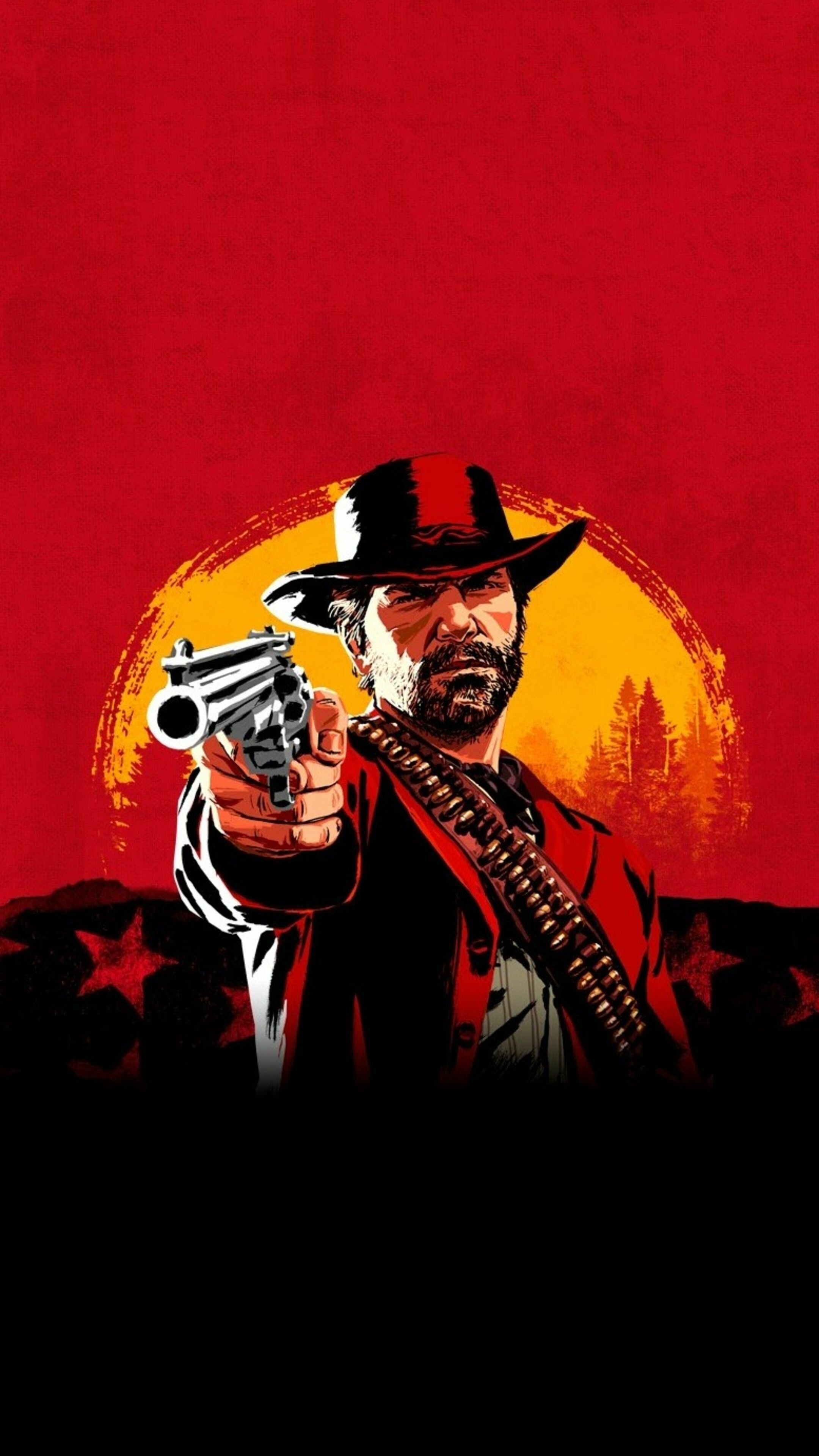 Arthur Morgan, Red Dead Redemption Wallpaper, 2160x3840 4K Phone