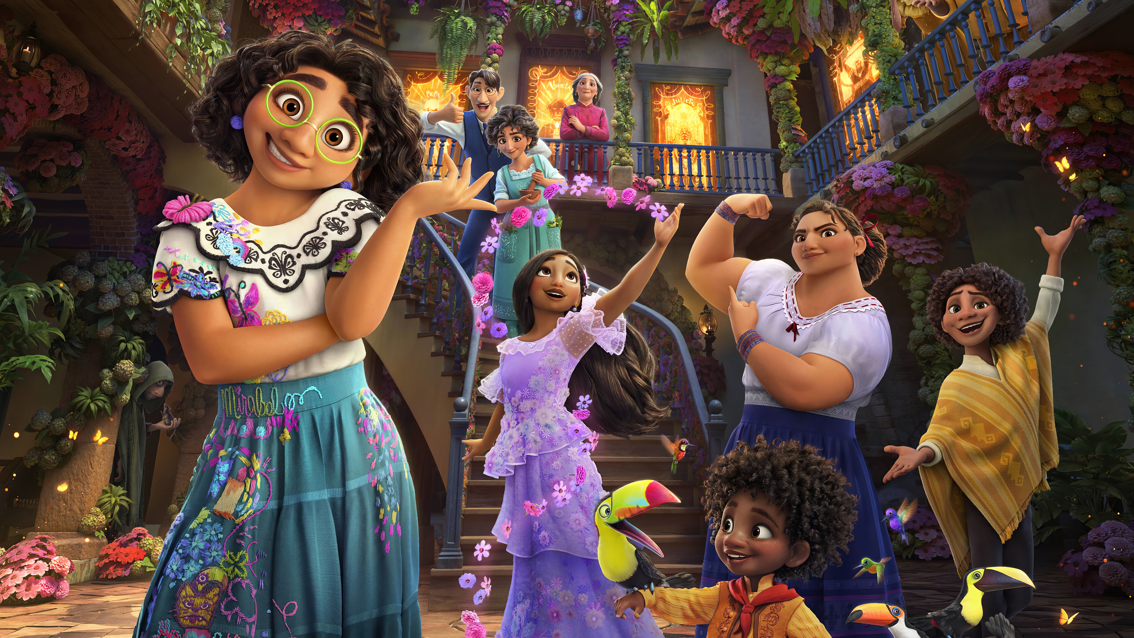 Encanto: Disney movie, Charming characters, Magical world, Heartwarming story, 3840x2160 4K Desktop