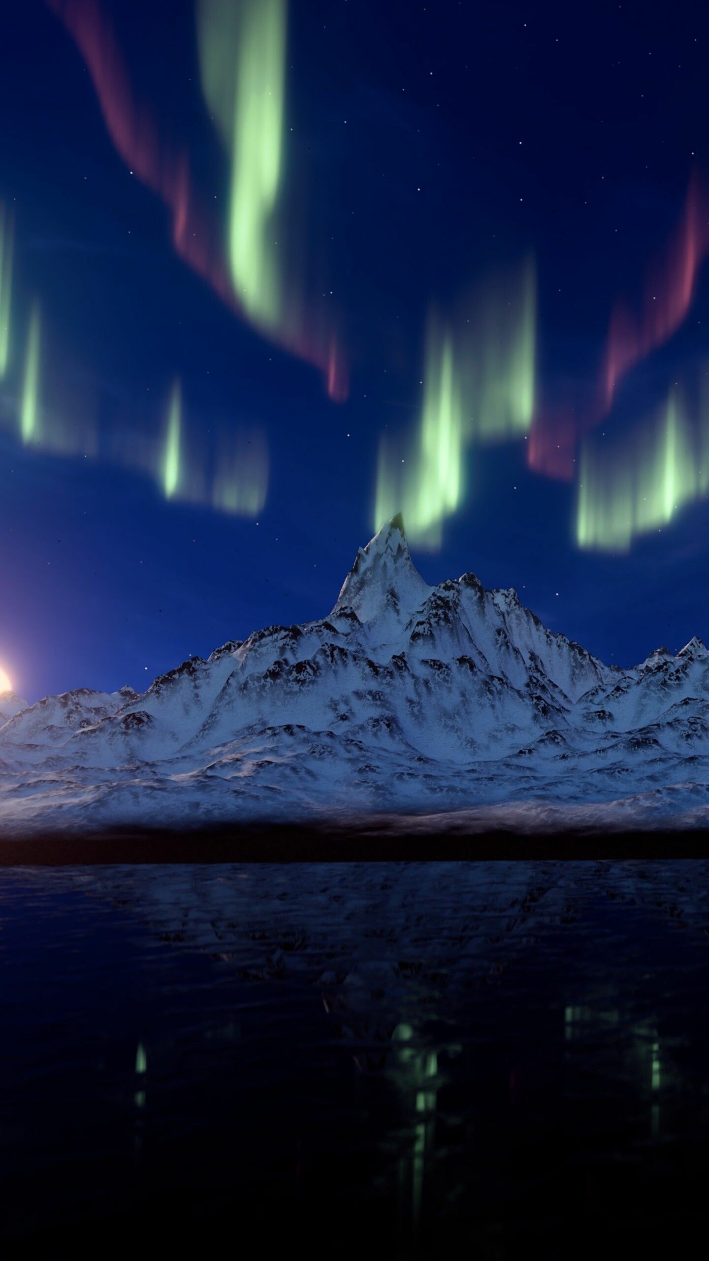 Aurora boreal 4K, Phone wallpapers, Stunning visuals, Mobile customization, 1440x2560 HD Phone