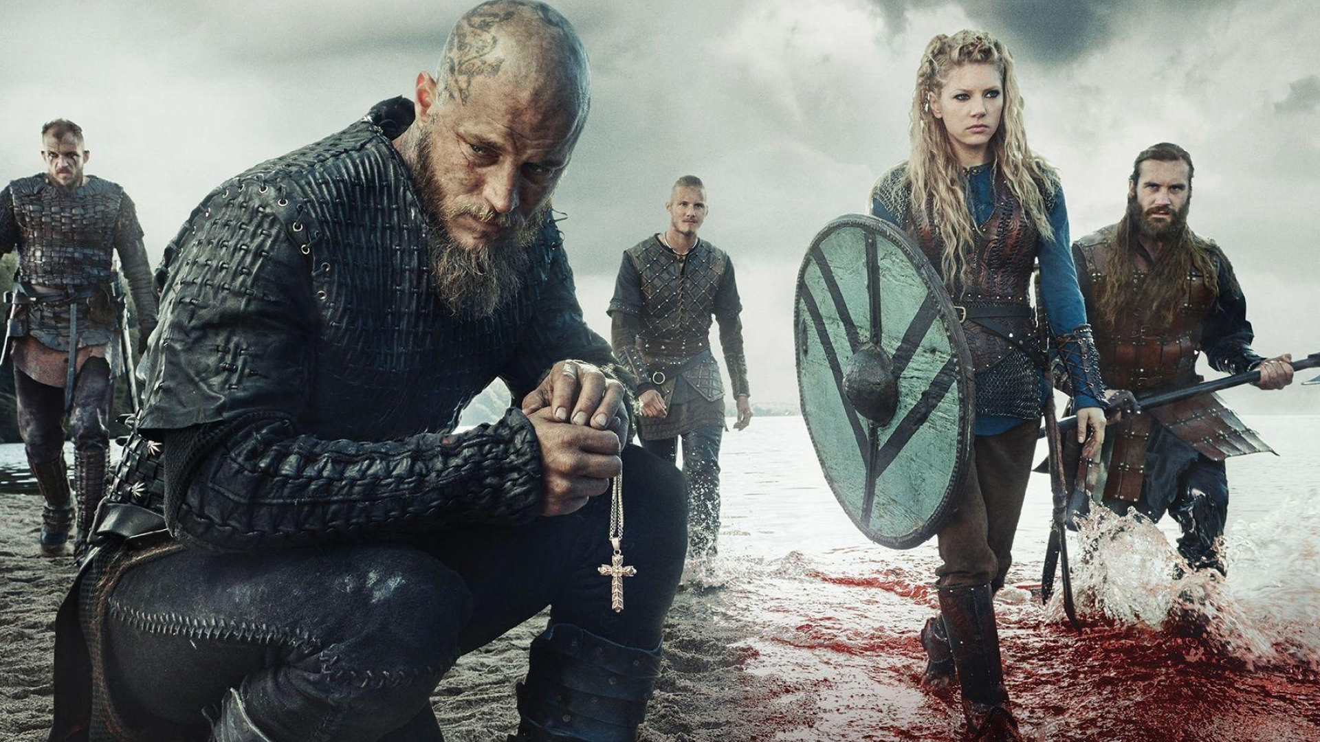 Ragnar Lothbrok, Lagertha, Bjorn Ironside, Rollo, Floki, Full HD Desktop wallpaper