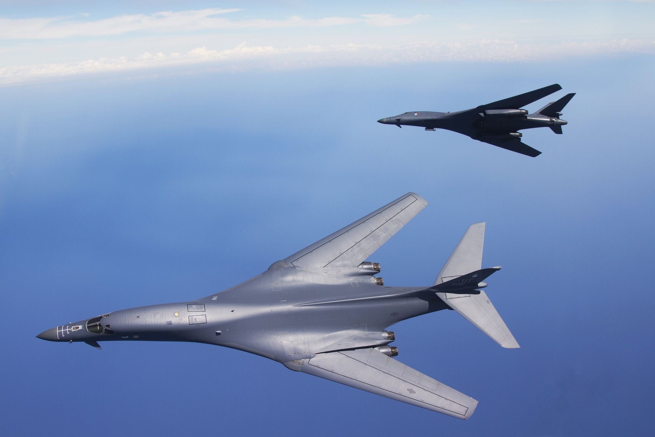 Rockwell B-1 Lancer, gray plane, warplanes, aircraft, 2100x1400 HD Desktop