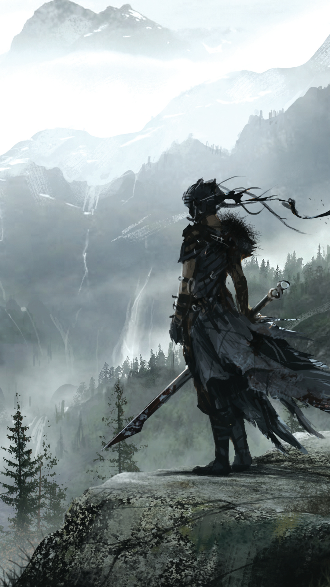 Hellblade, Artistic wallpapers, Gaming art, Visual aesthetics, 1080x1920 Full HD Phone