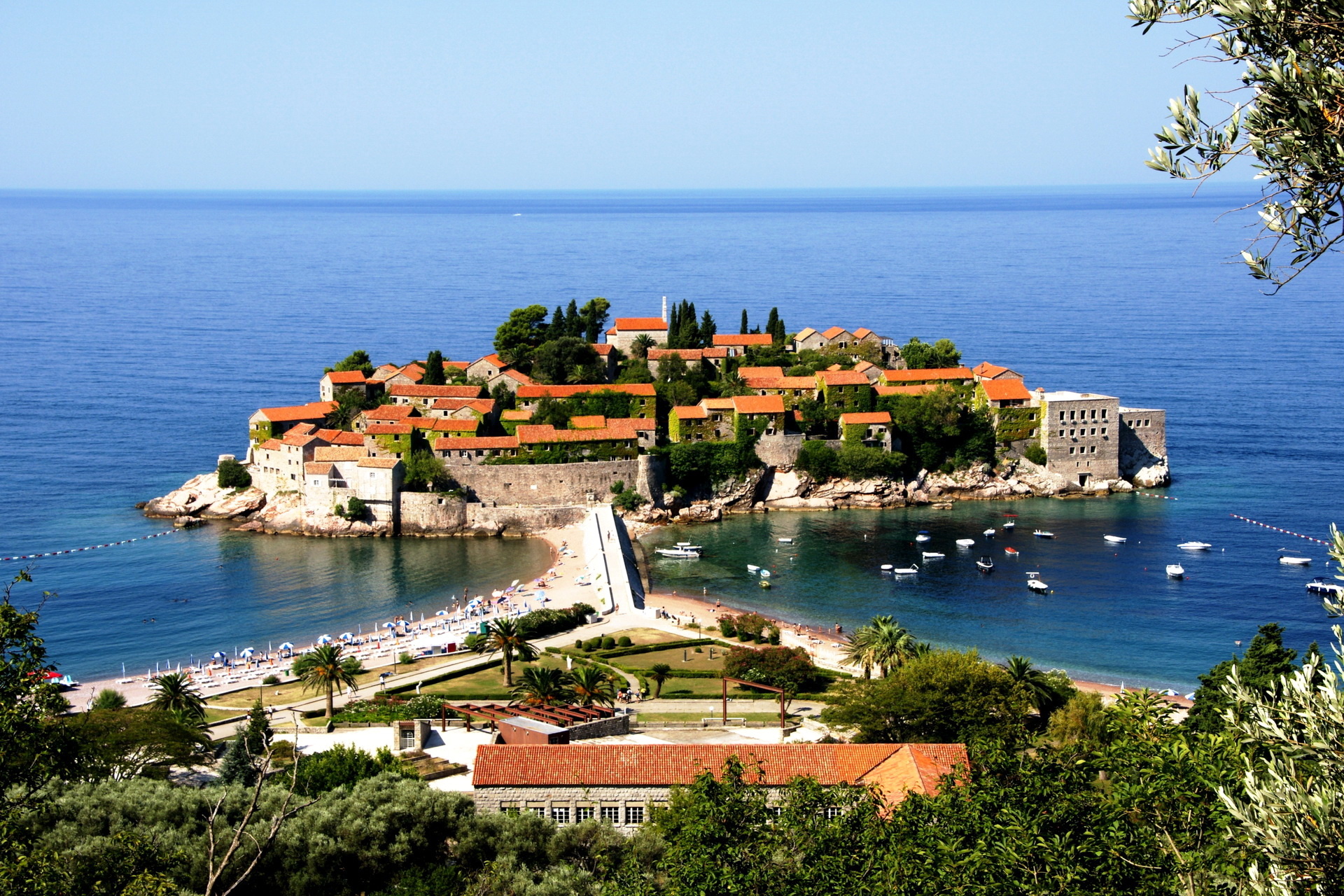 Sveti Stefan Montenegro, Wallpaper background image, 1920x1280 HD Desktop