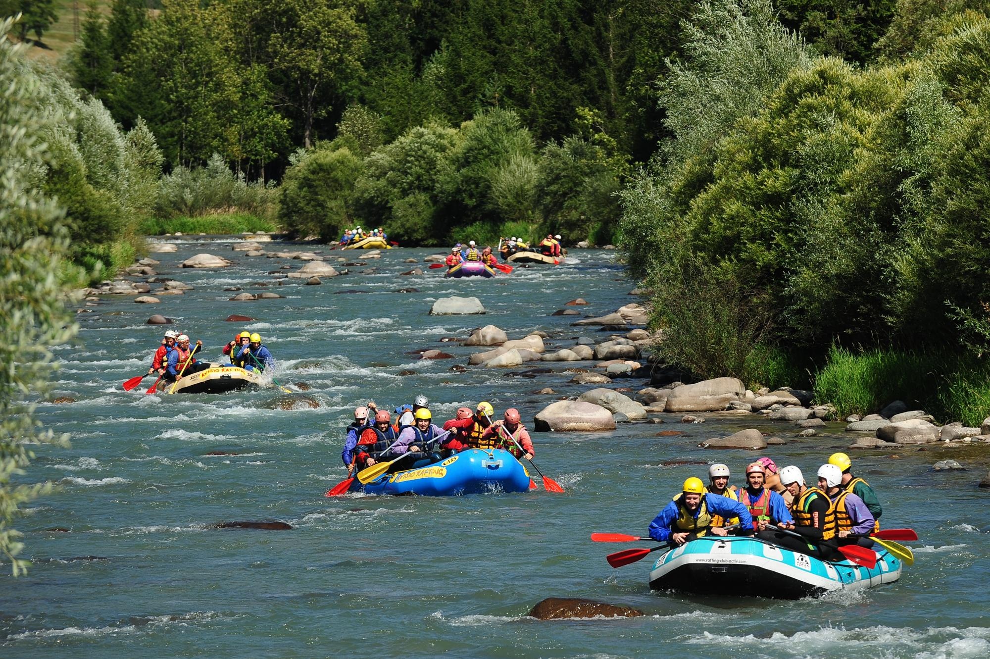 Avisio River, Rafting Wallpaper, 2000x1340 HD Desktop