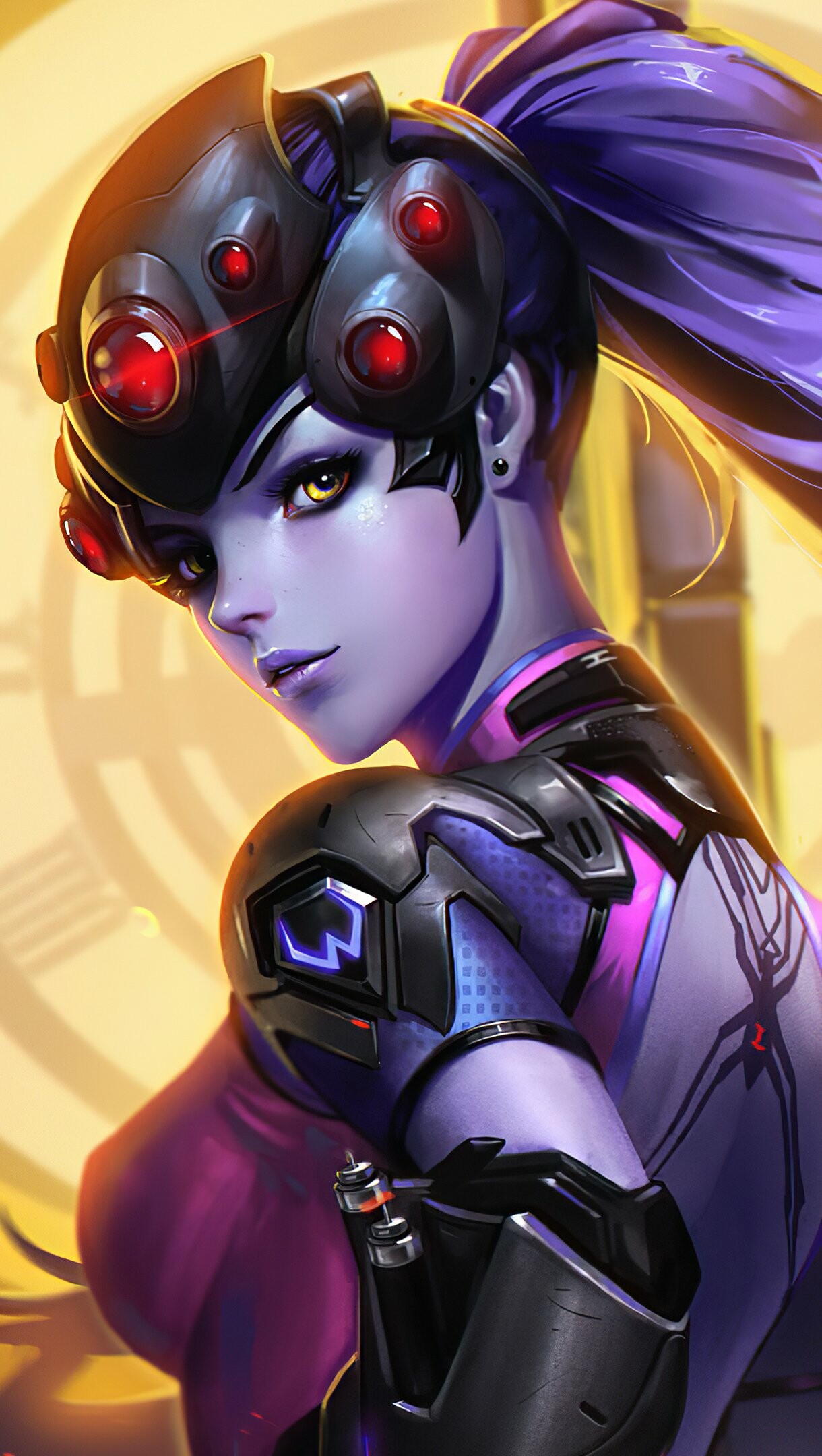 Widowmaker from Overwatch, 4K Ultra HD wallpaper, 1220x2160 HD Phone