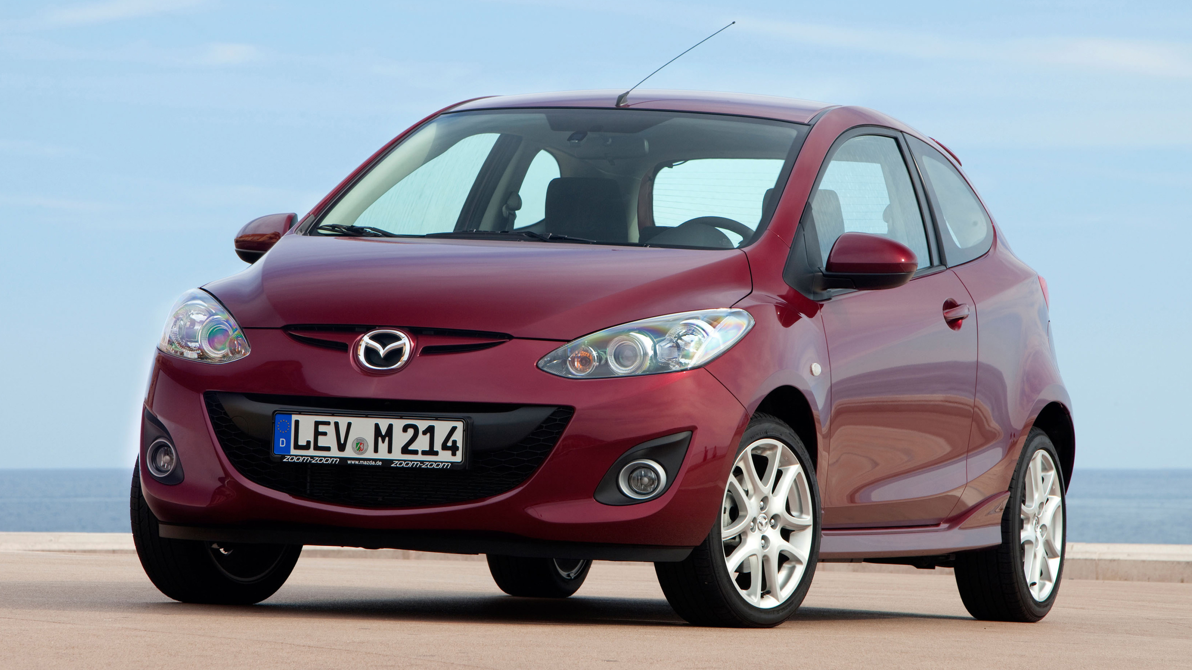 3-Door Hatchback, Mazda 2 Wallpaper, 3840x2160 4K Desktop