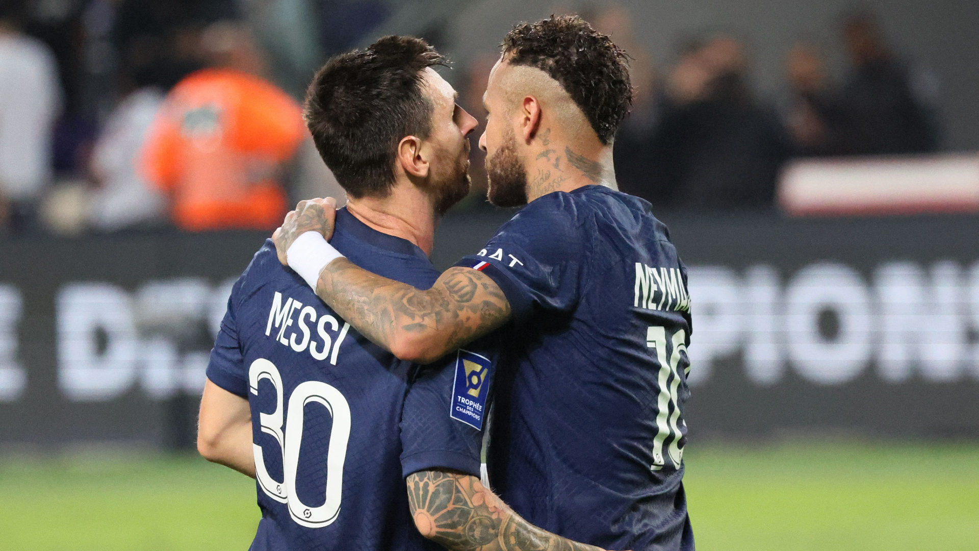 Lionel Messi, Neymar Jr., Paris Saint-Germain jersey, Full HD Desktop wallpaper