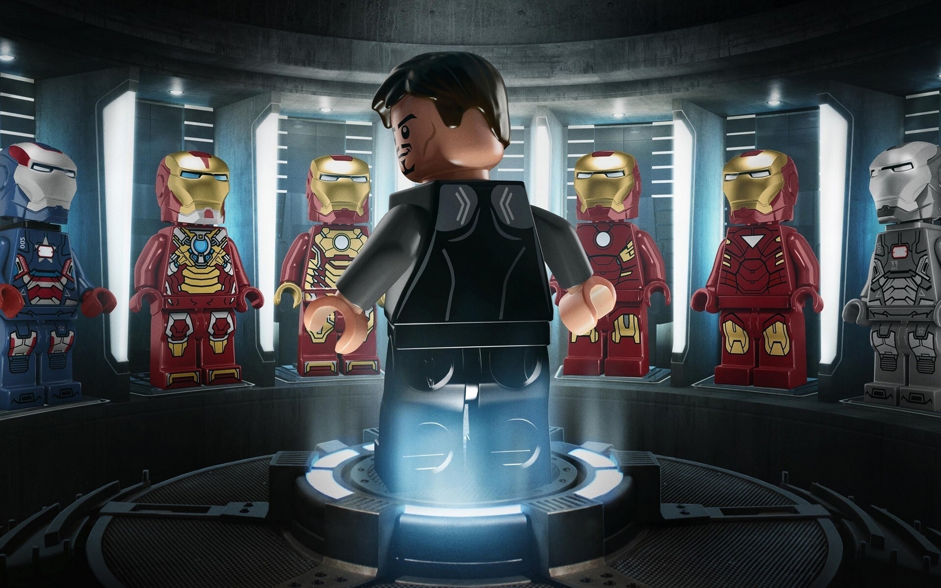 Iron Man, Lego Wallpaper, 1920x1200 HD Desktop