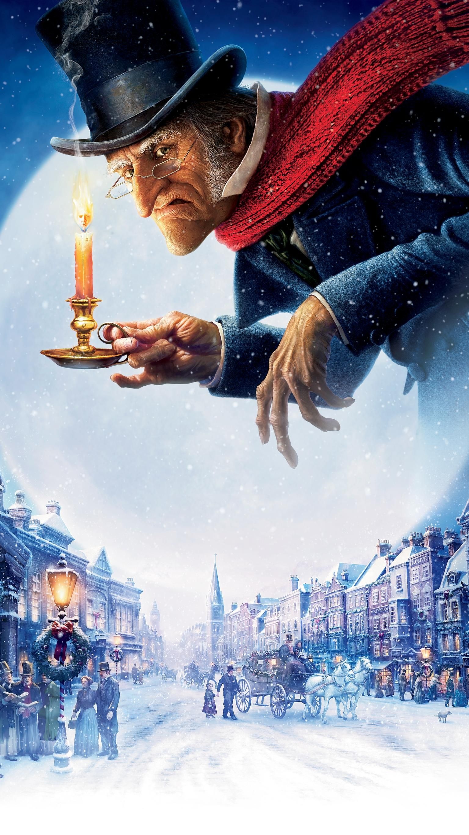 A Christmas Carol, Phone wallpaper, Movie mania, Christmas theme, 1540x2740 HD Phone