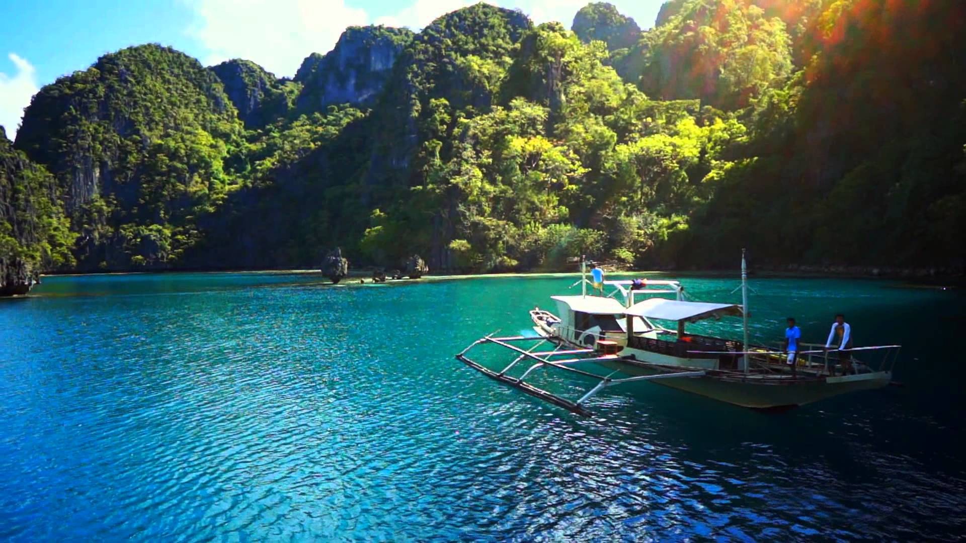 Palawan wallpaper, Ethan Cunningham, Tropical paradise, Digital art, 1920x1080 Full HD Desktop