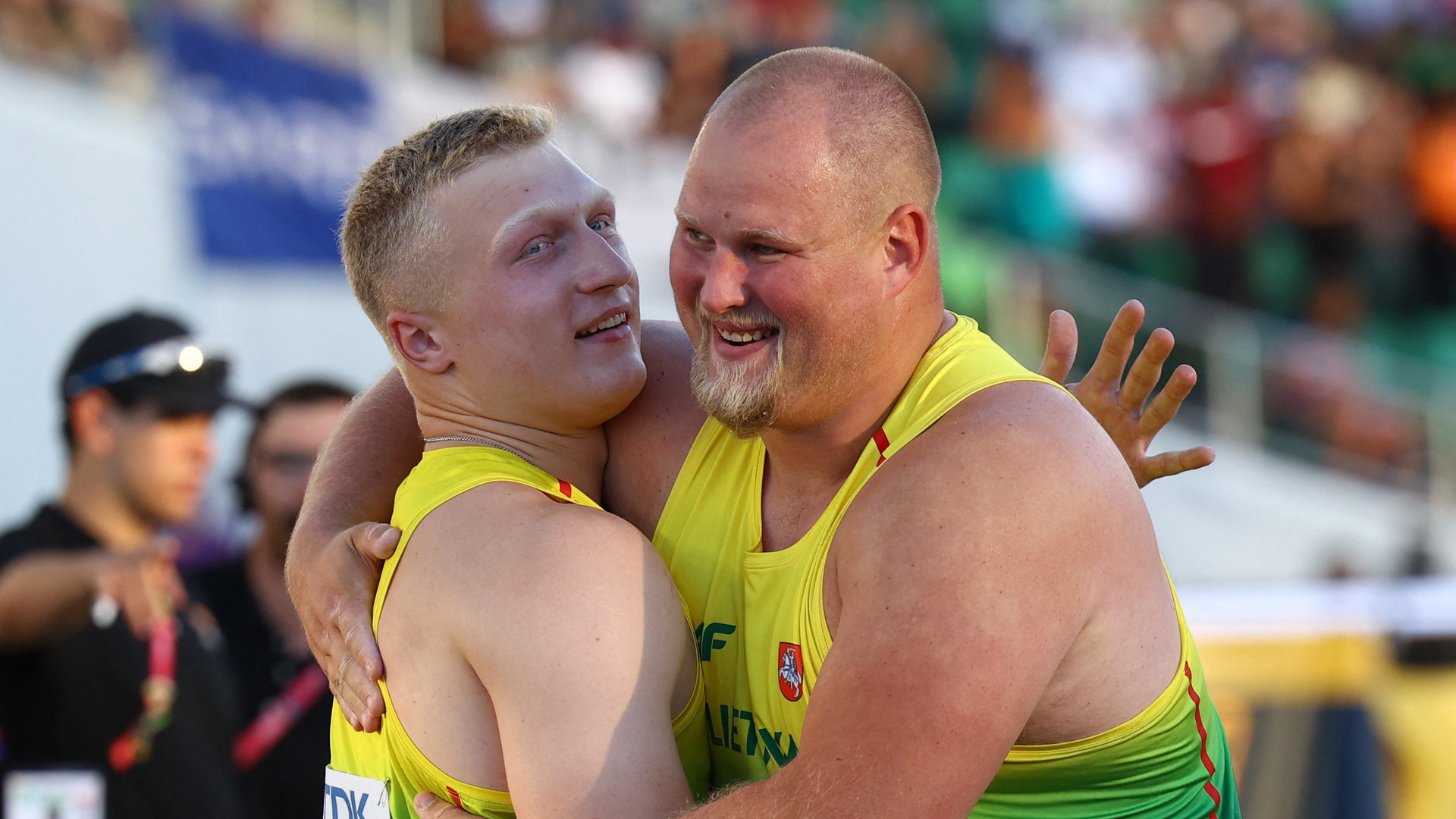 Andrius Gudzius, Fantastic discus showdown, Lithuanian champions, Worldwide recognition, 1920x1080 Full HD Desktop