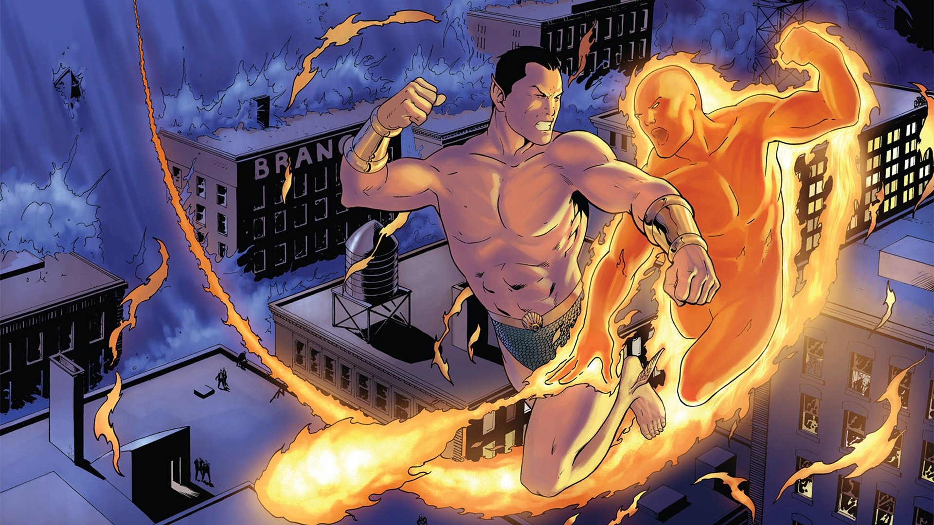 Johnny Storm, Fantastic Four, HD, Background, 1920x1080 Full HD Desktop