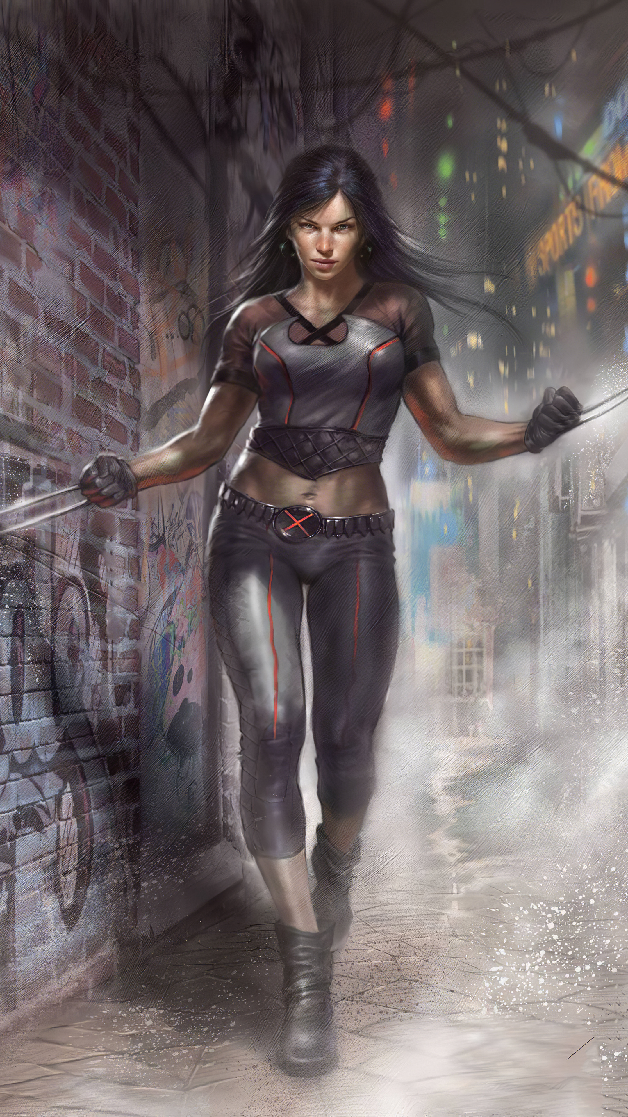 Laura (X-Men), X-23, Sony Xperia wallpapers, Photos, 2160x3840 4K Phone