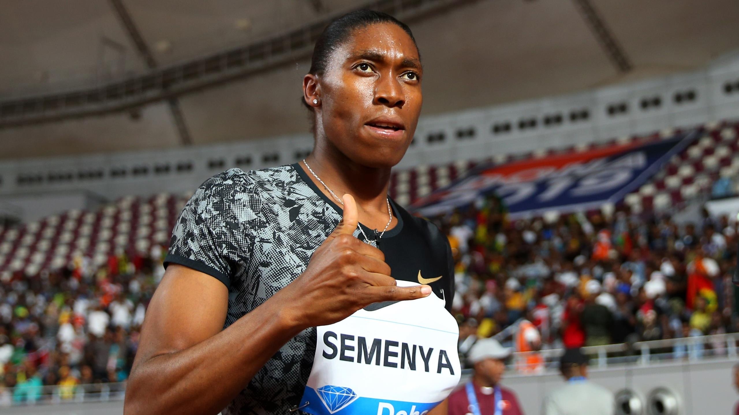 Caster Semenya, Phenomenal athlete, Dedication to excellence, Iconic presence, 2560x1440 HD Desktop