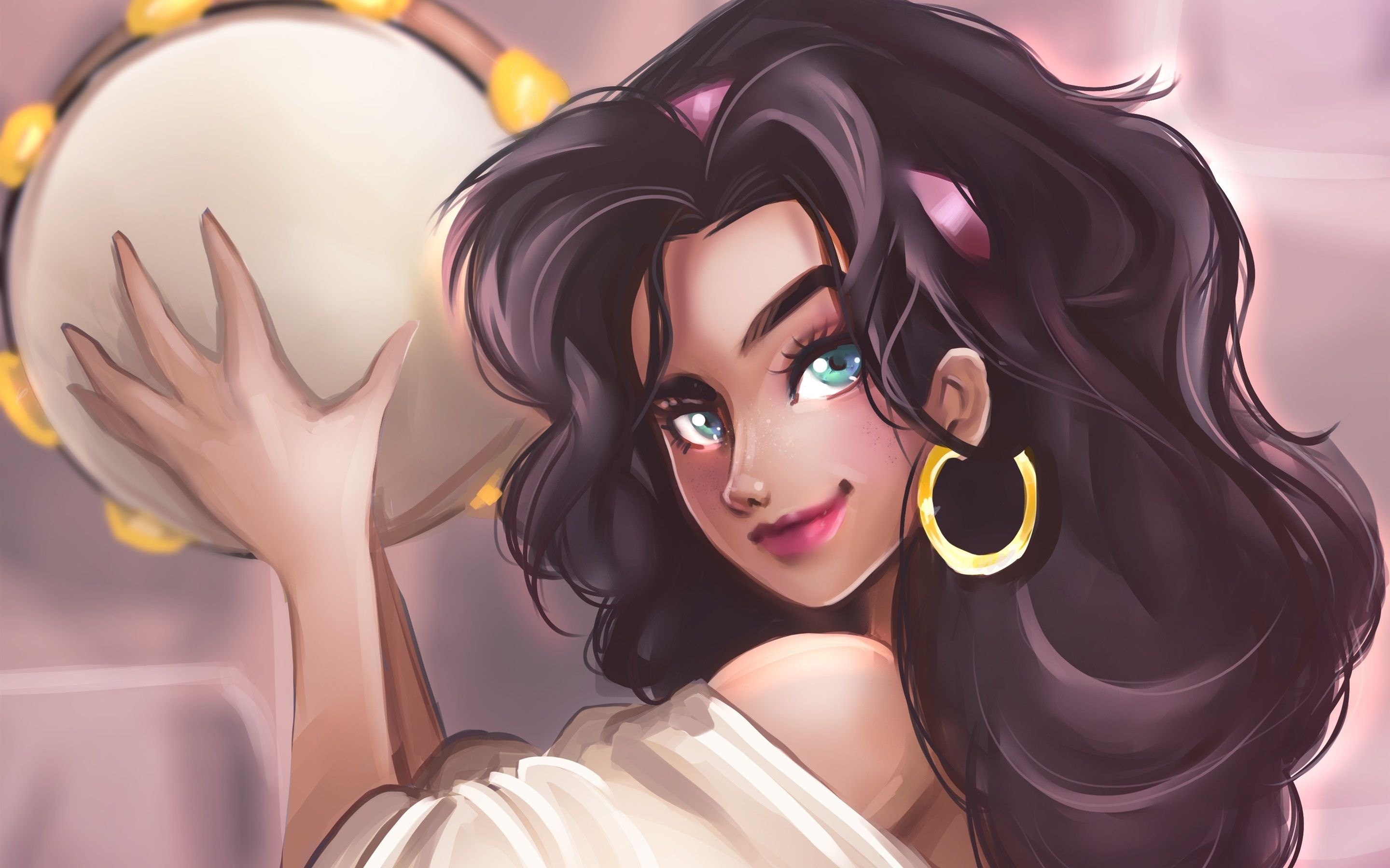 Esmeralda, Hunchback of Notre Dame, Wallpapers, 2880x1800 HD Desktop