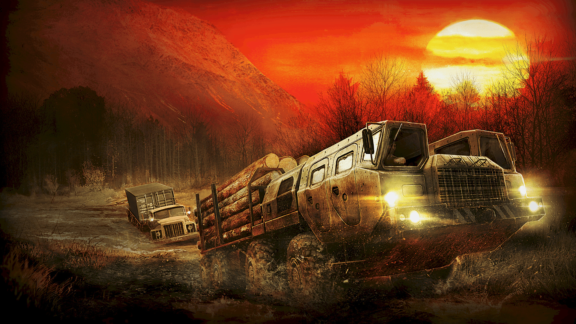 Simulation Game, Spintires Mudrunner, Mudrunner game, Game about mud, 1920x1080 Full HD Desktop