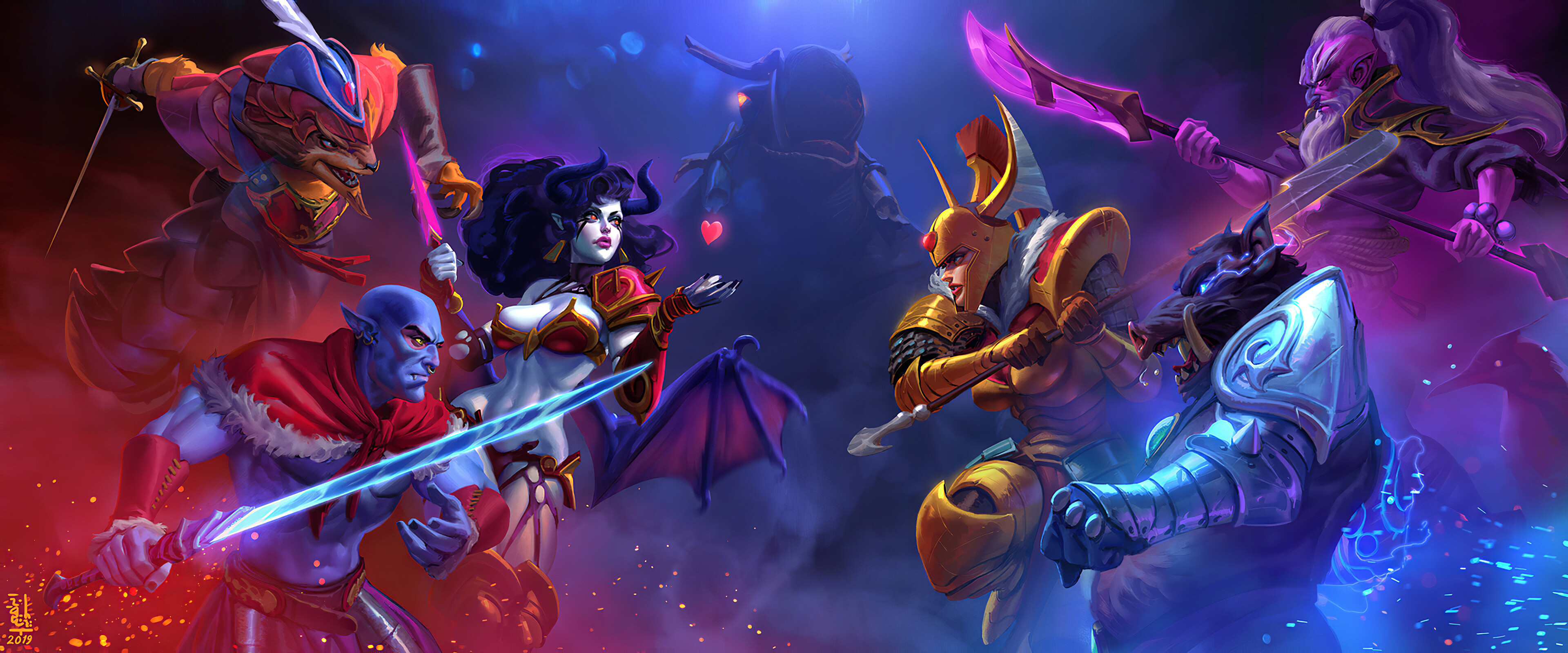 Dota 2 Characters, PC Game, The Path of Guardians, Ancients, Fantasy, HD